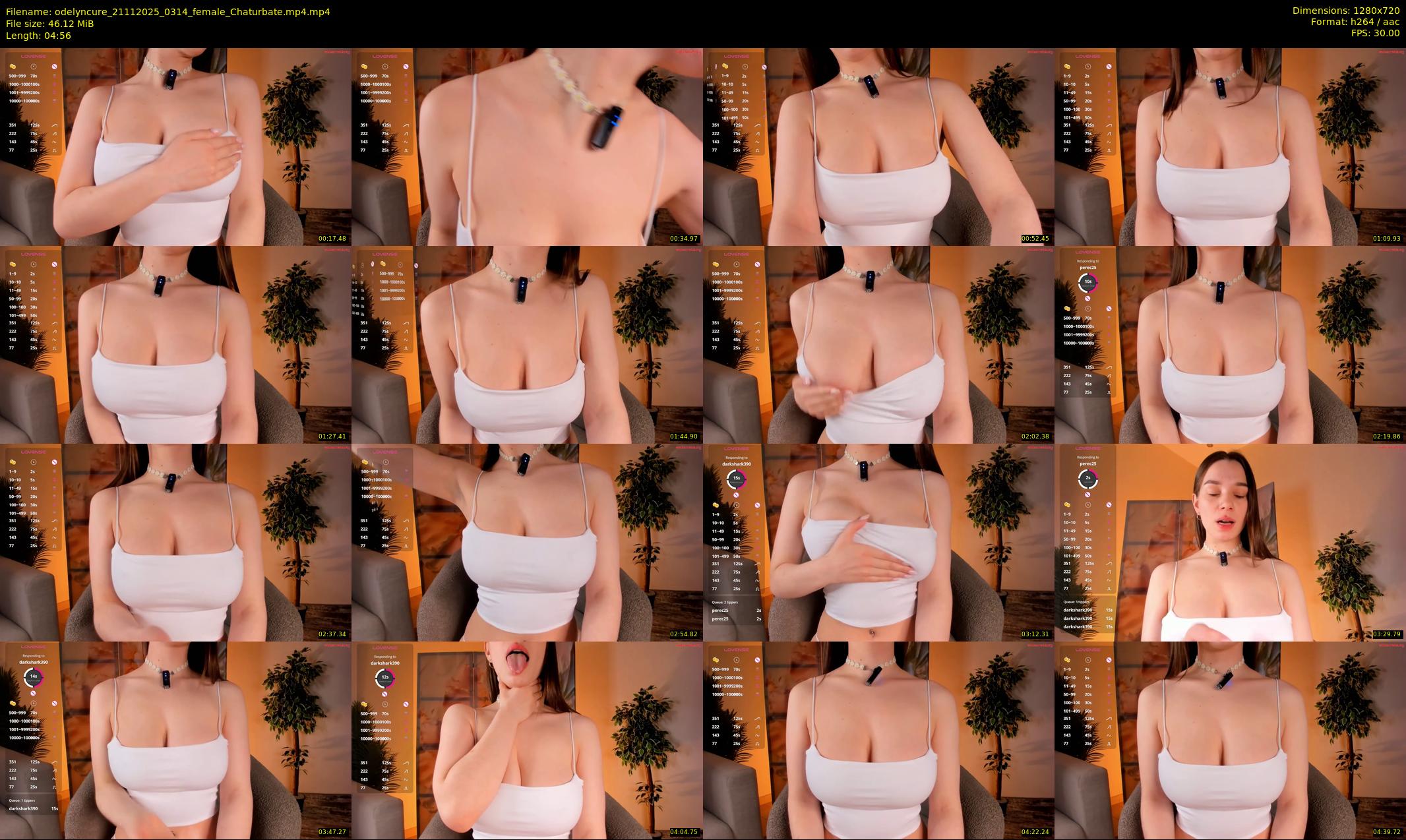 odelyncure — 5 minute Chaturbate female cam show recording, 720p, Nov 21, 2025