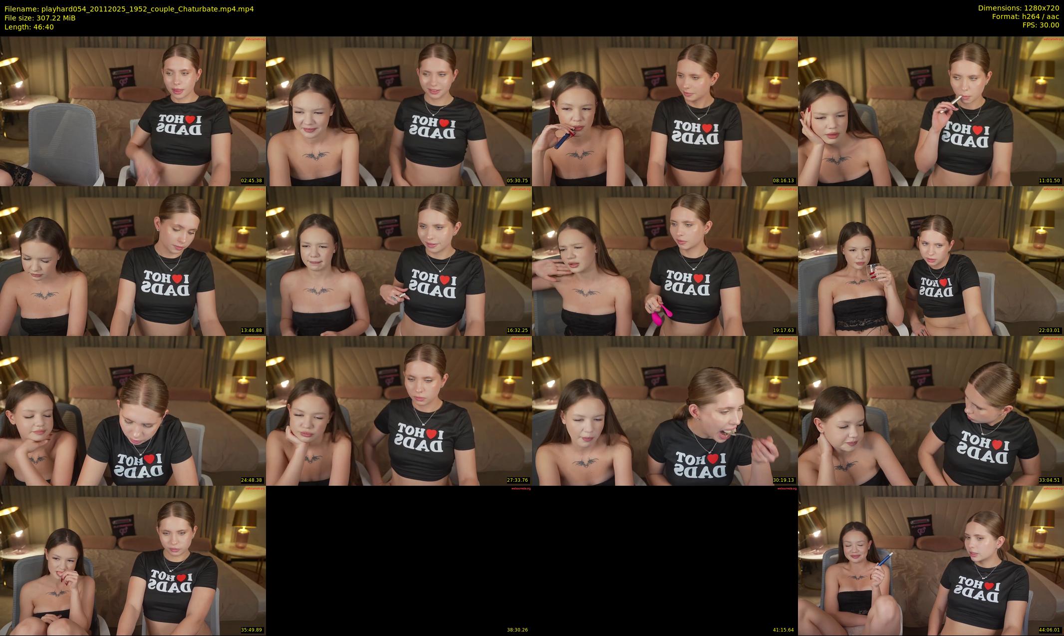 playhard054 — 47 minute Chaturbate couple cam show recording, 720p, Nov 20, 2025