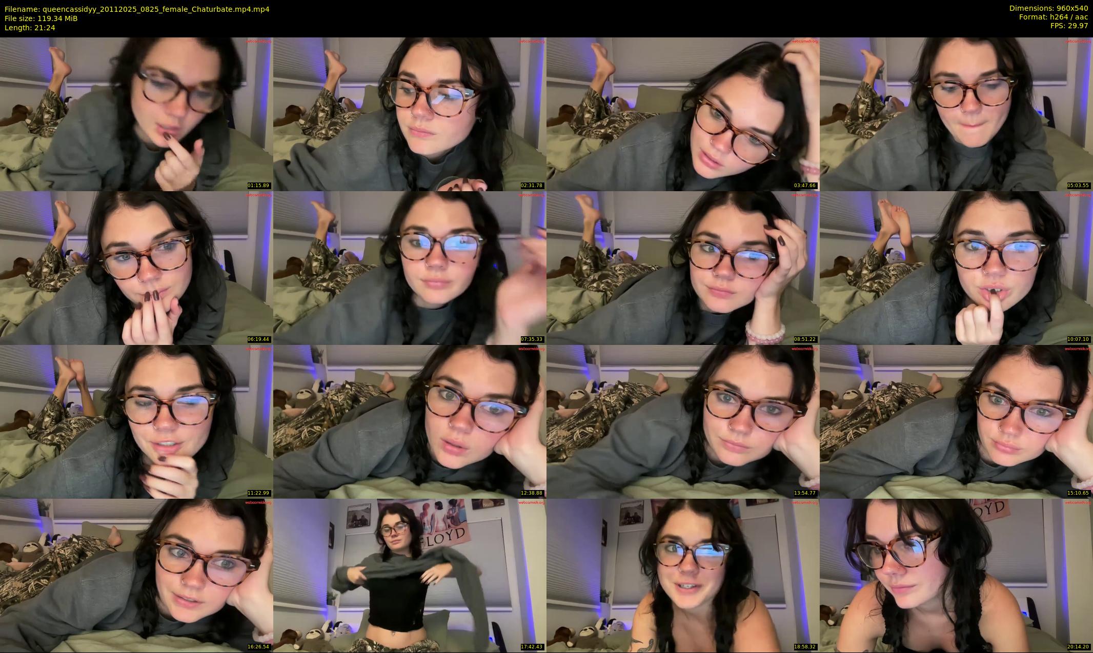 queencassidyy — 22 minute Chaturbate female cam show recording, 480p, Nov 20, 2025