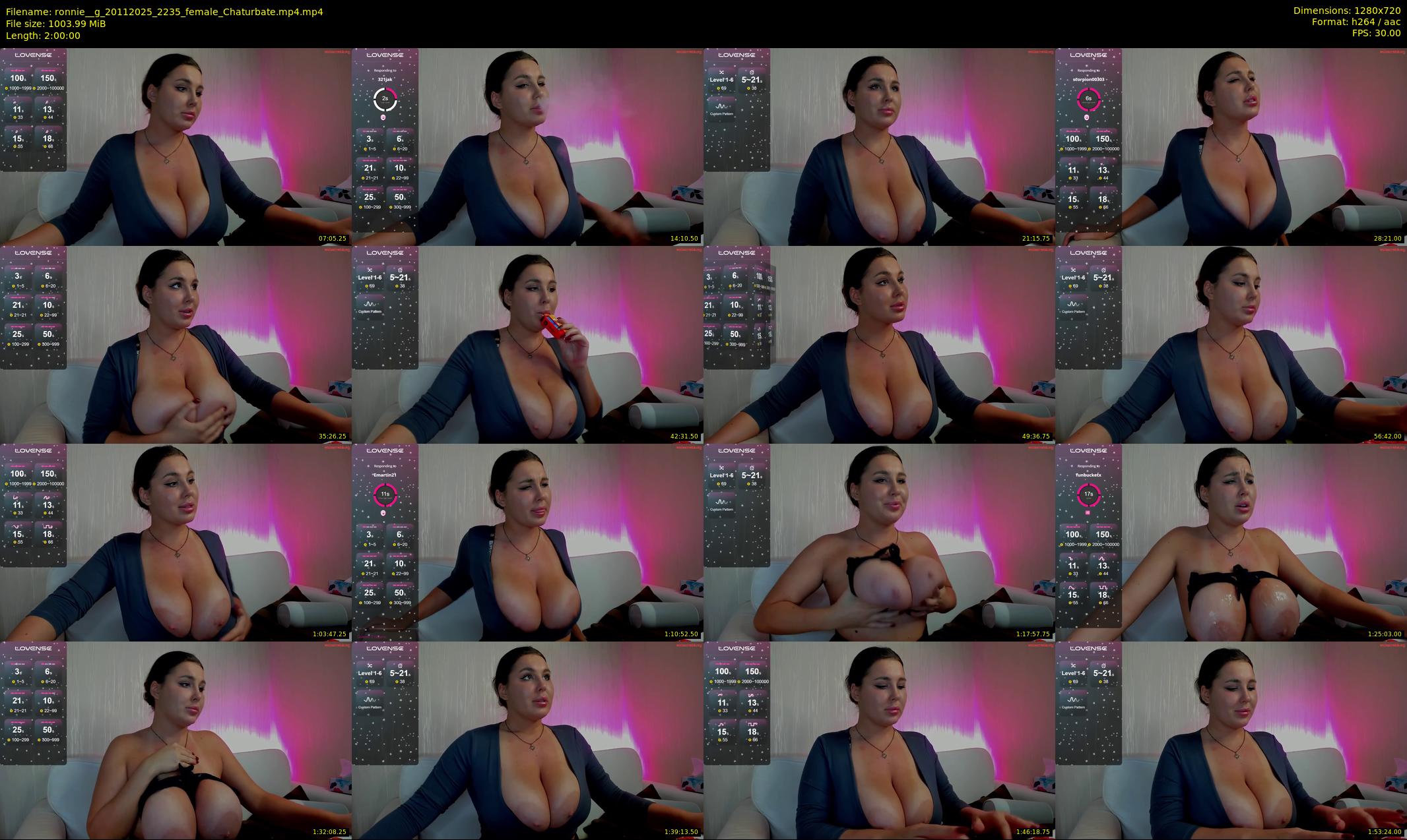 ronnie__g — 120 minute Chaturbate female cam show recording, 720p, Nov 20, 2025