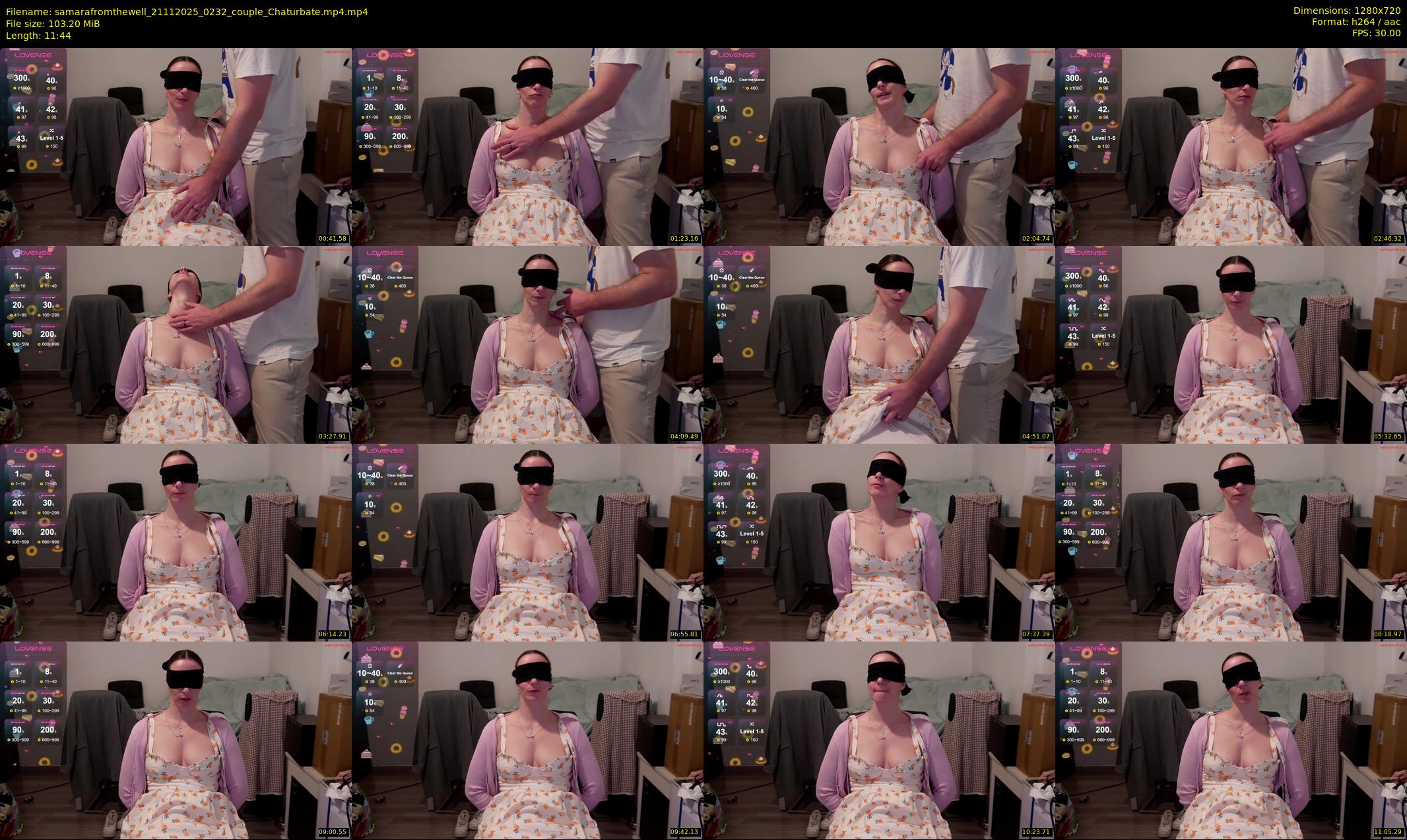 samarafromthewell — 12 minute Chaturbate female cam show recording, 720p, Nov 21, 2025
