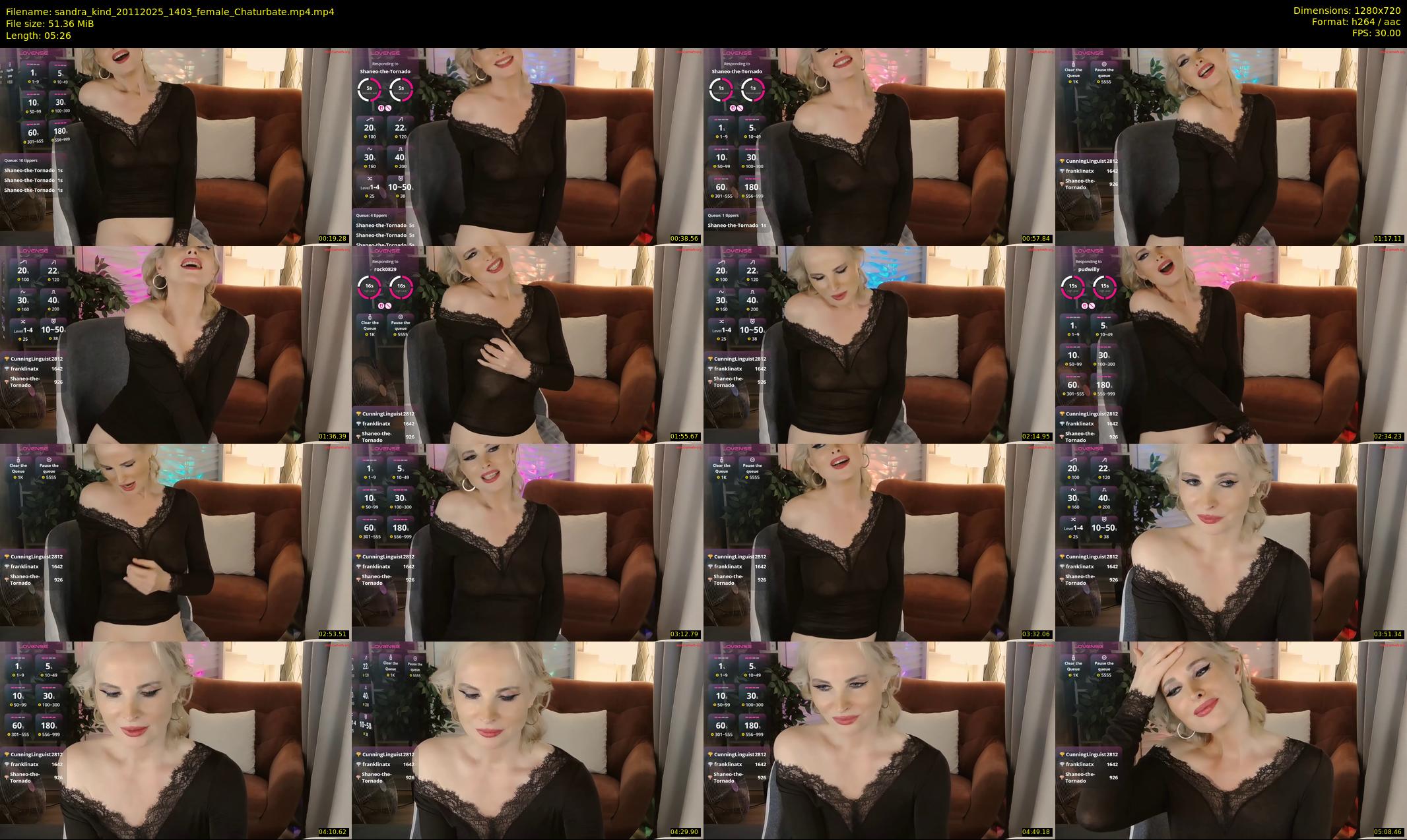 sandra_kind — 6 minute Chaturbate female cam show recording, 720p, Nov 20, 2025