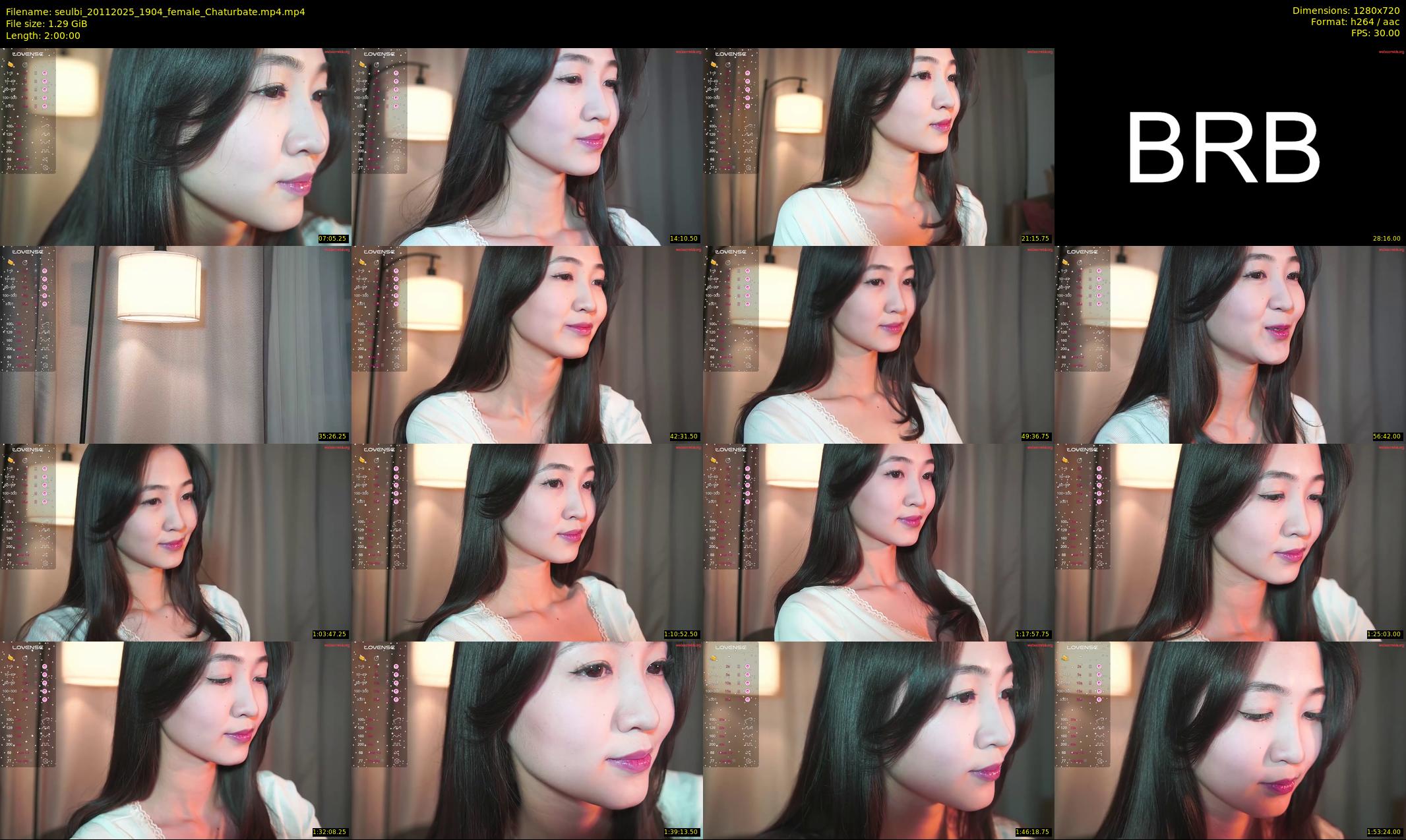 seulbi — 120 minute Chaturbate female cam show recording, 720p, Nov 20, 2025