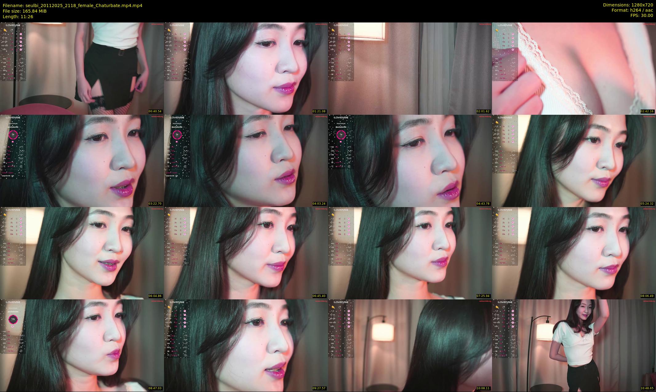 seulbi — 12 minute Chaturbate female cam show recording, 720p, Nov 20, 2025