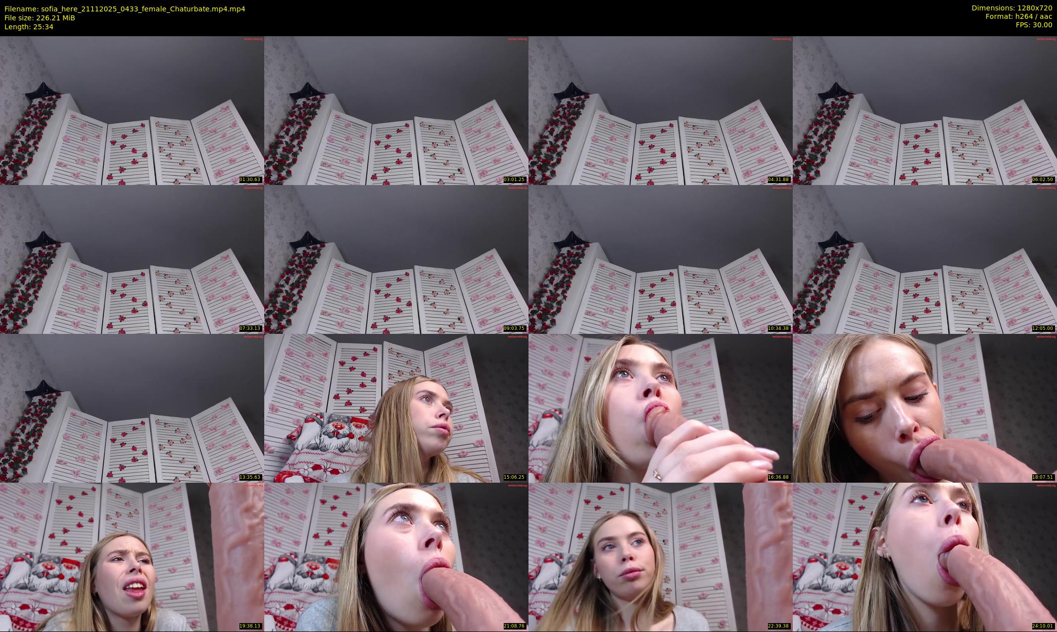 sofia_here — 26 minute Chaturbate female cam show recording, 720p, Nov 21, 2025