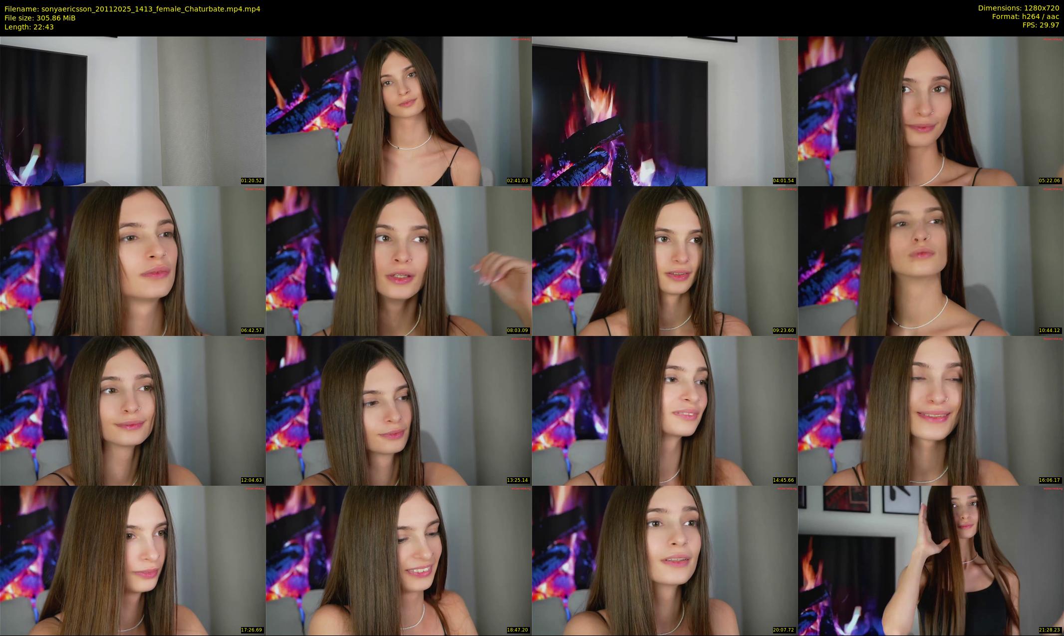 sonyaericsson — 23 minute Chaturbate female cam show recording, 720p, Nov 20, 2025