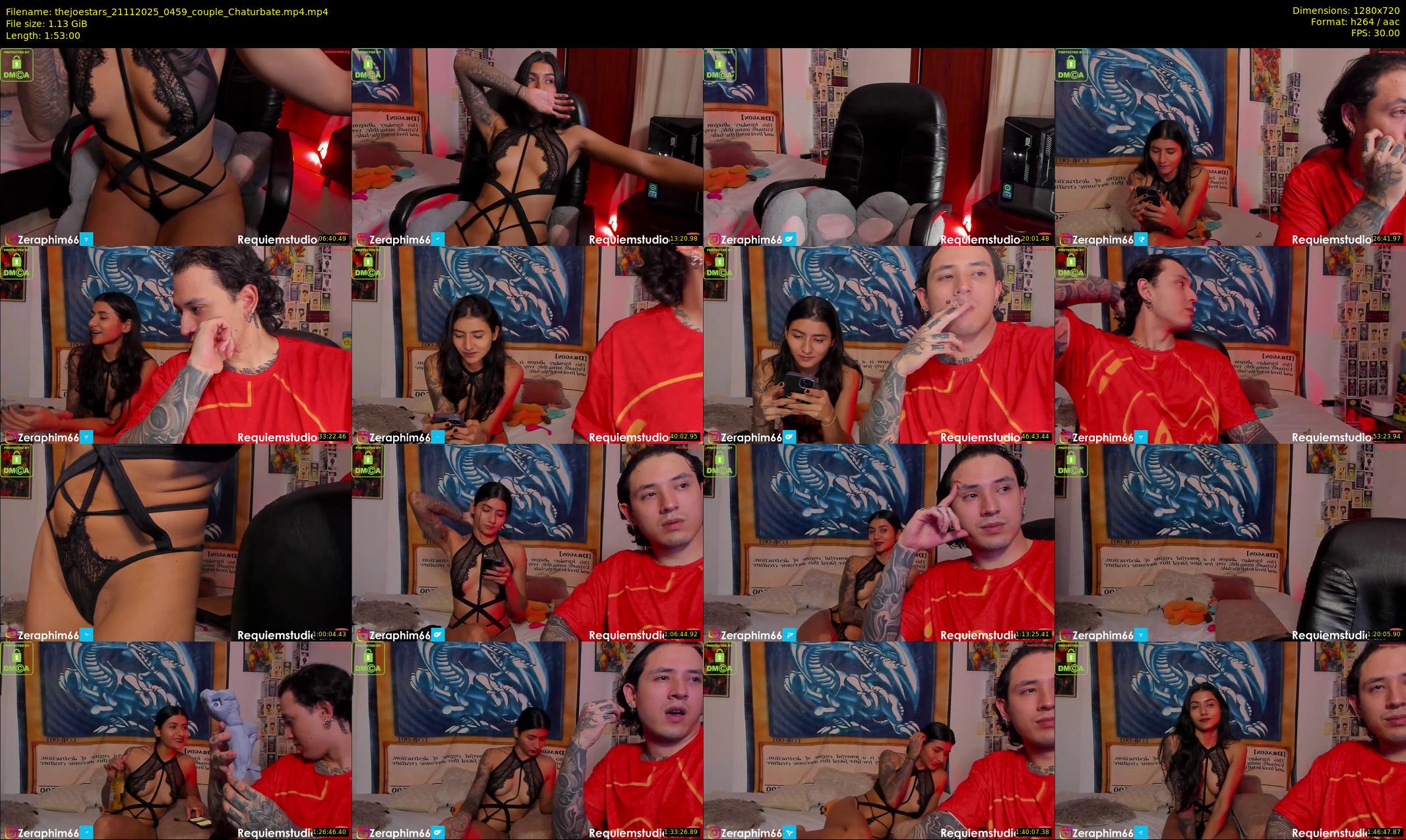 thejoestars — 113 minute Chaturbate couple cam show recording, 720p, Nov 21, 2025