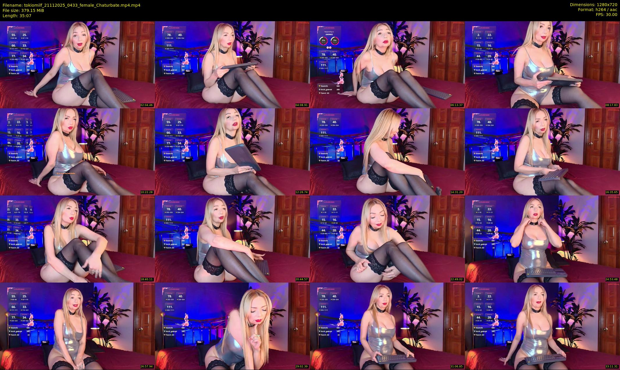 tokiomilf — 36 minute Chaturbate female cam show recording, 720p, Nov 21, 2025