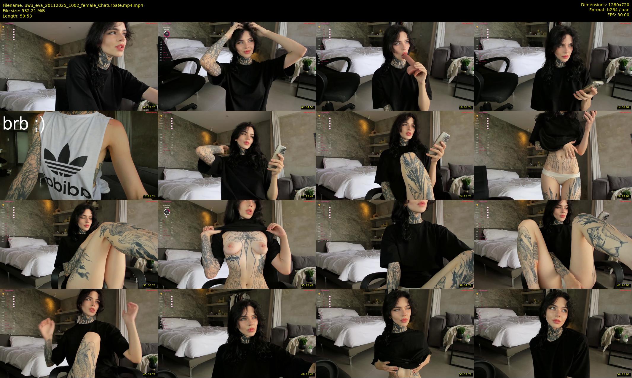 uwu_eva — 60 minute Chaturbate female cam show recording, 720p, Nov 20, 2025