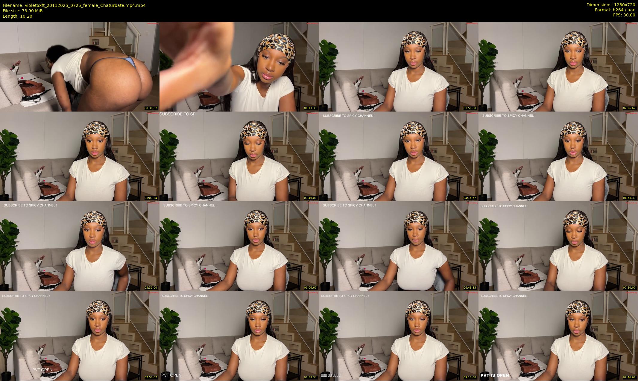 violet6xft — 11 minute Chaturbate female cam show recording, 720p, Nov 20, 2025