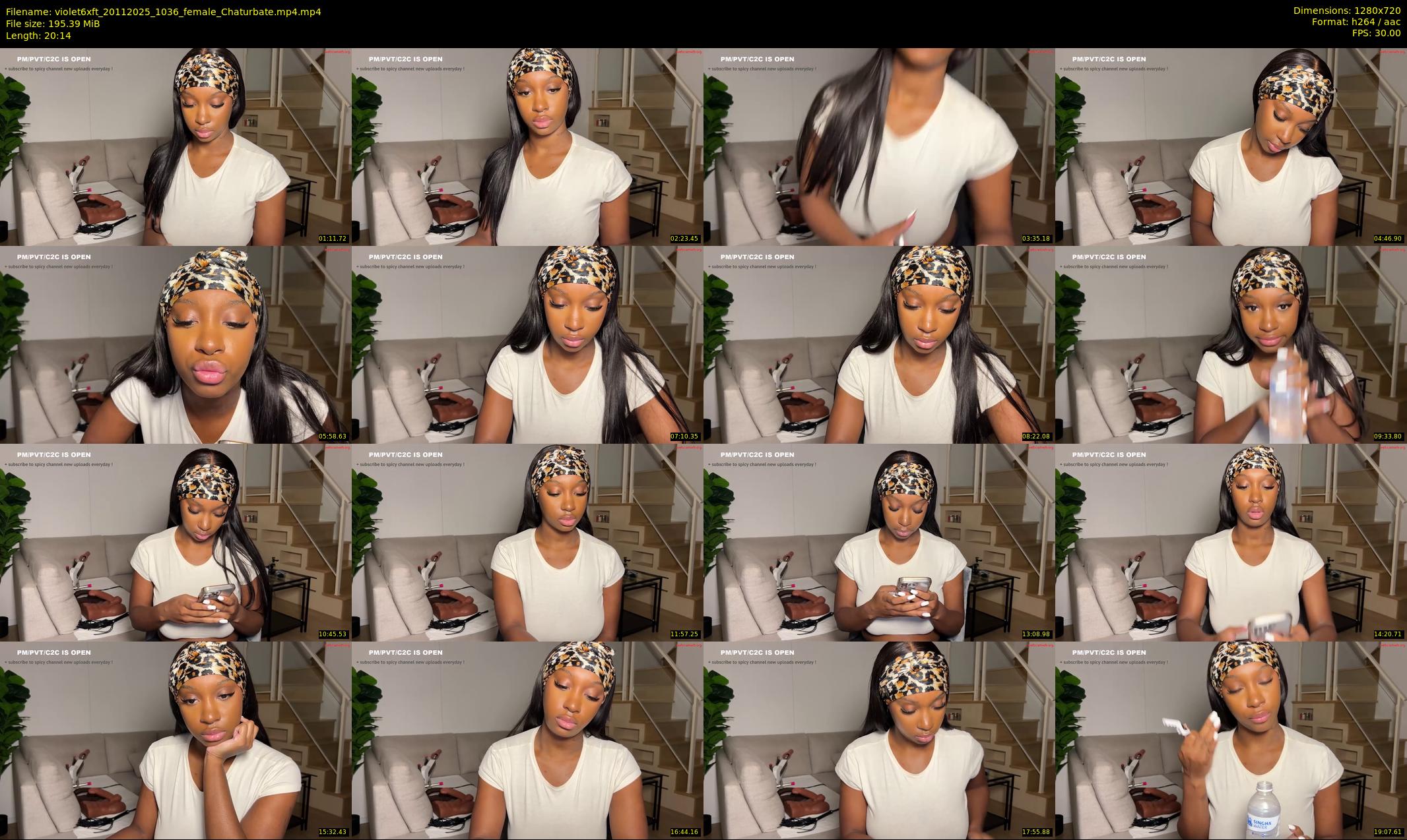 violet6xft — 21 minute Chaturbate female cam show recording, 720p, Nov 20, 2025