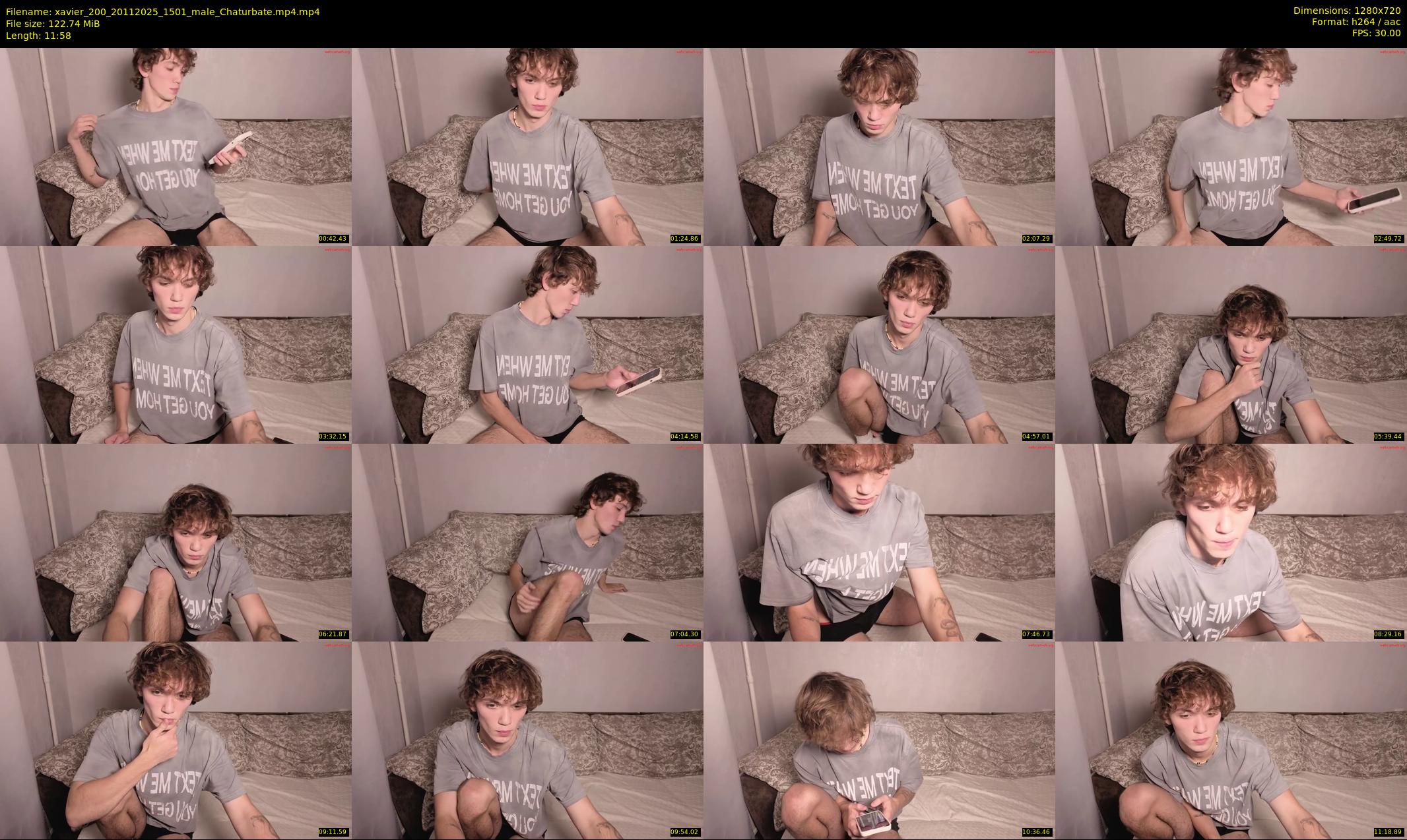 xavier_200 — 12 minute Chaturbate male cam show recording, 720p, Nov 20, 2025