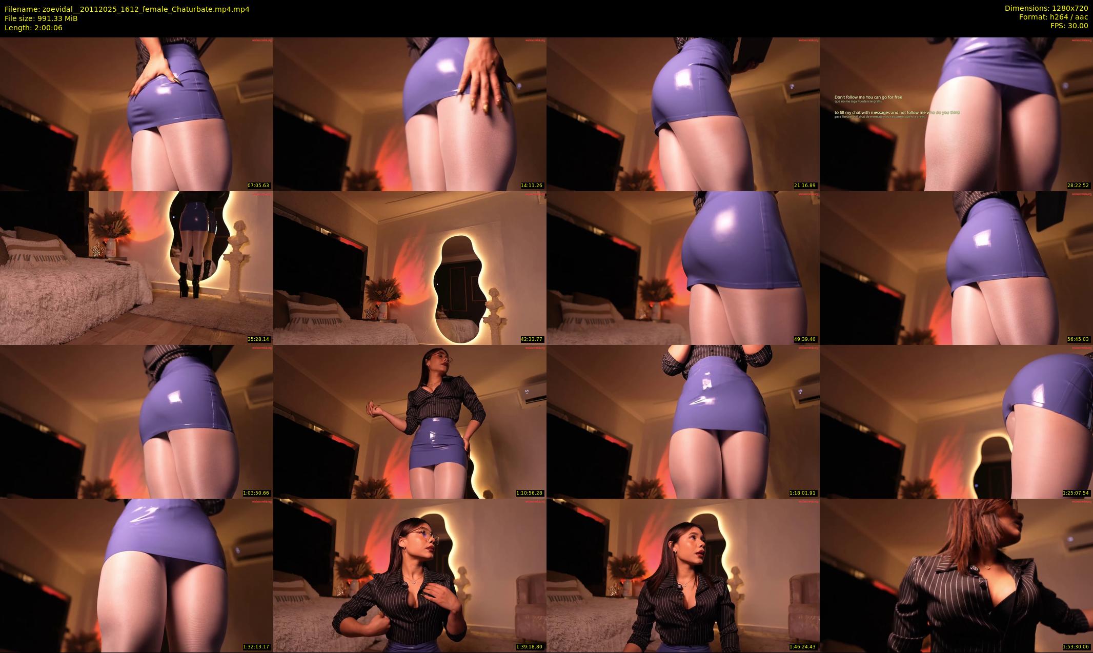 zoevidal_ — 121 minute Chaturbate female cam show recording, 720p, Nov 20, 2025