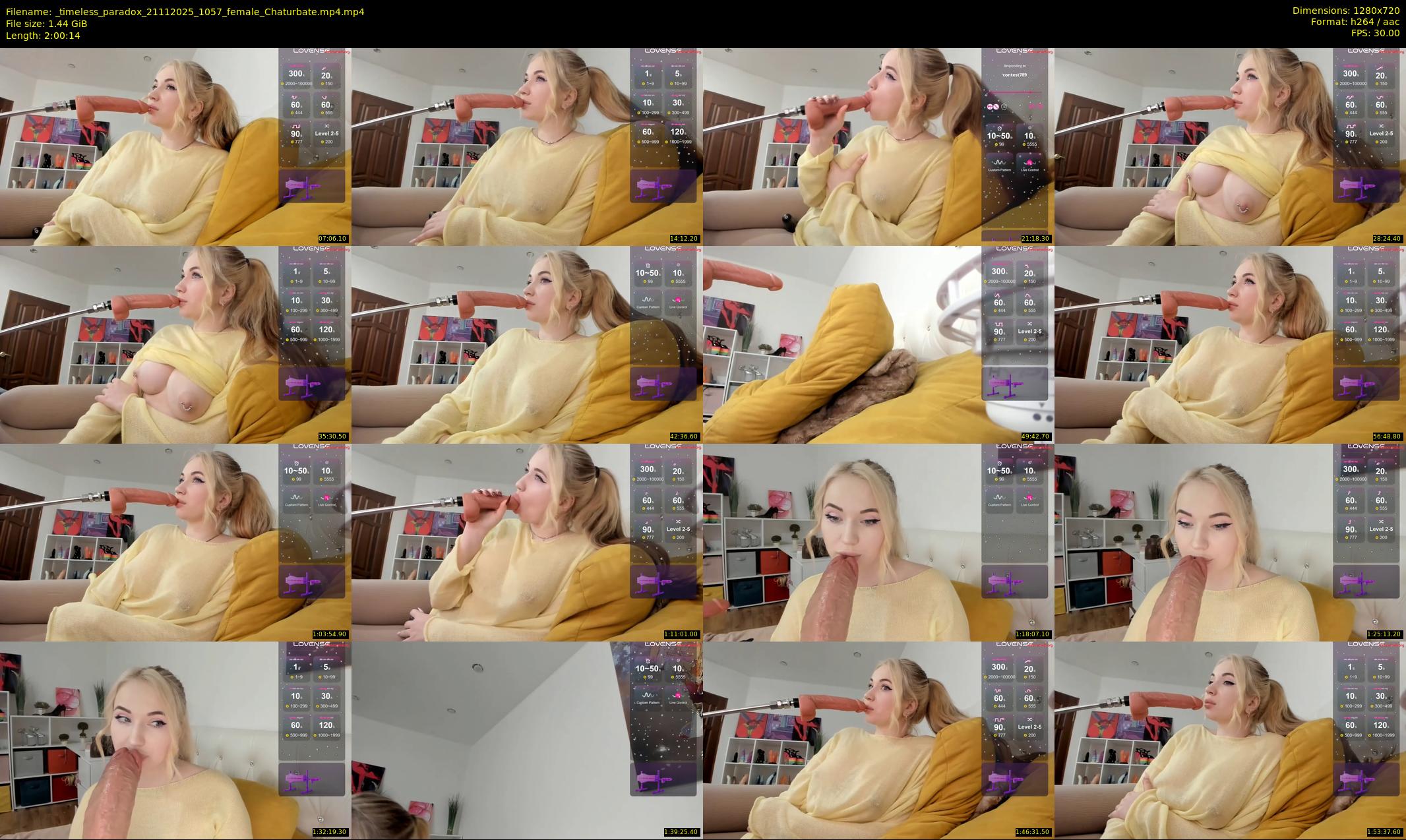 _timeless_paradox — 121 minute Chaturbate female cam show recording, 720p, Nov 21, 2025