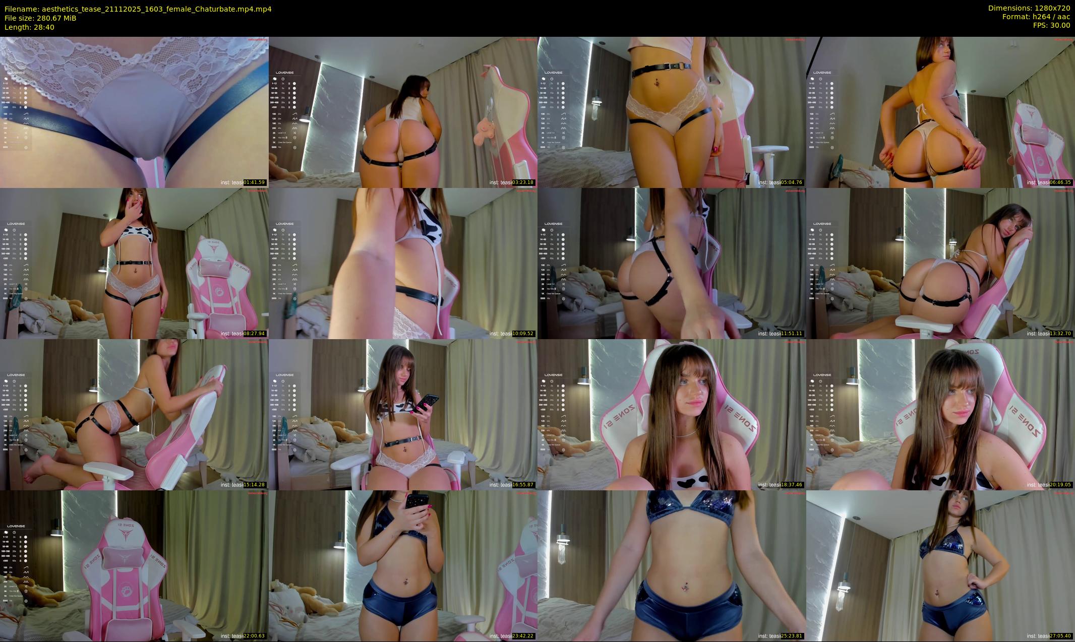aesthetics_tease — 29 minute Chaturbate female cam show recording, 720p, Nov 21, 2025