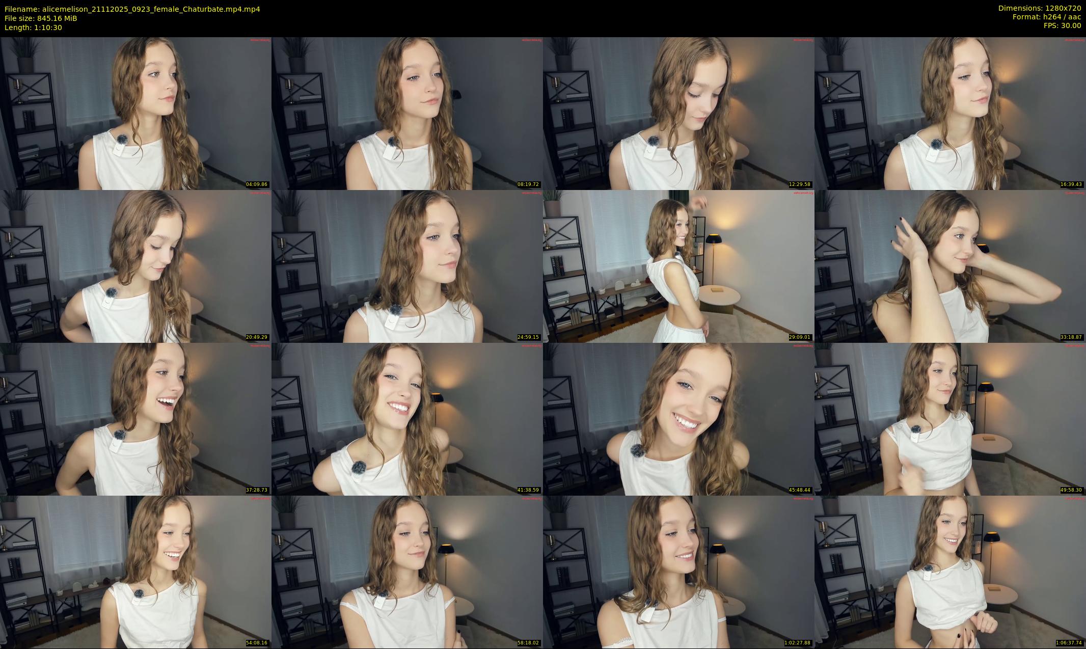 alicemelison — 71 minute Chaturbate female cam show recording, 720p, Nov 21, 2025