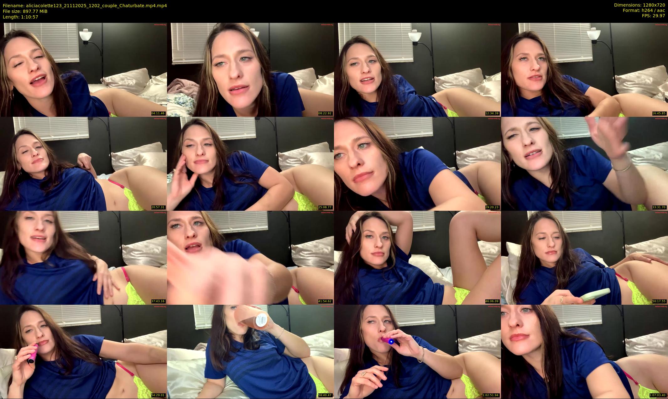 aliciacolette123 — 71 minute Chaturbate couple cam show recording, 720p, Nov 21, 2025