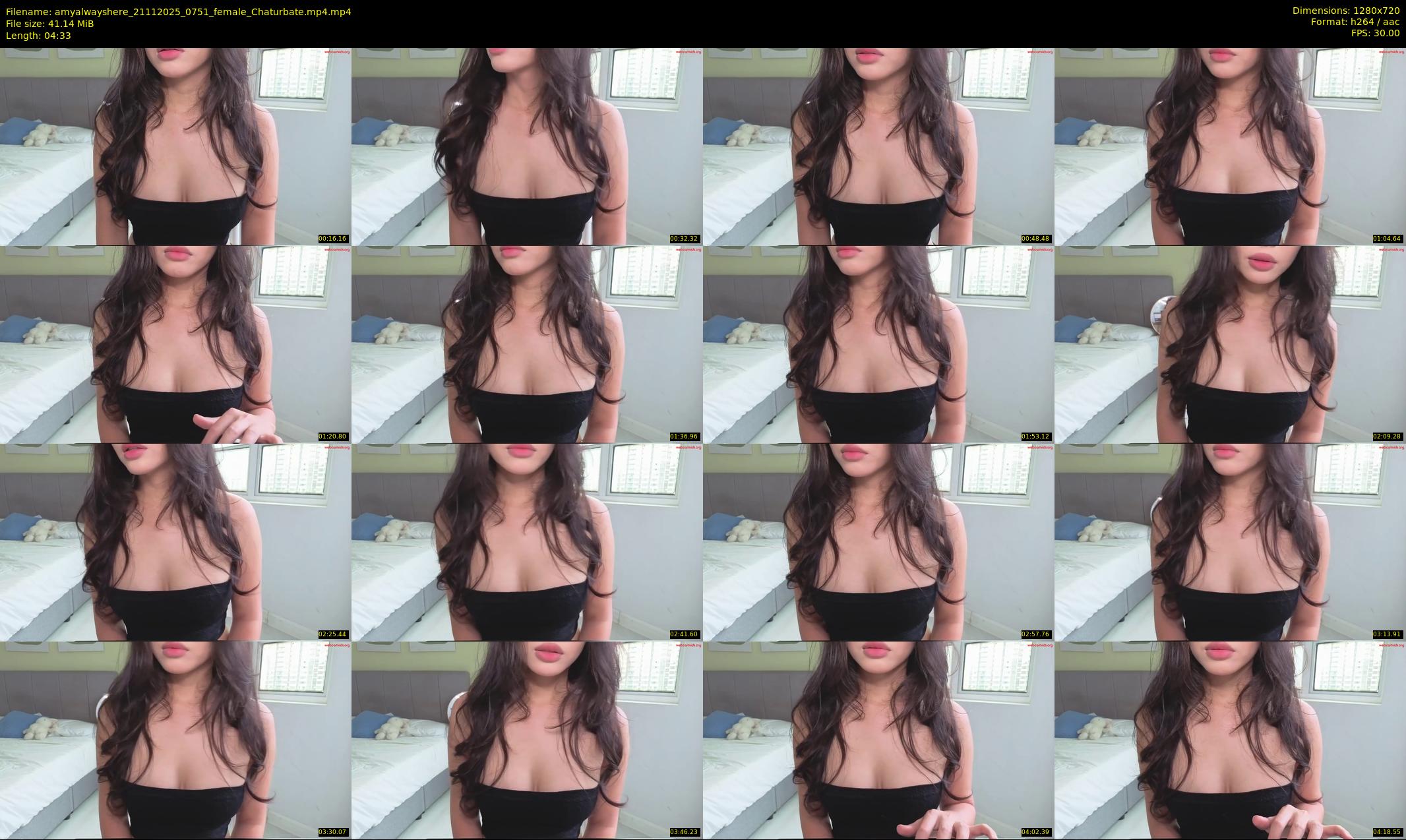 amyalwayshere — 5 minute Chaturbate female cam show recording, 720p, Nov 21, 2025