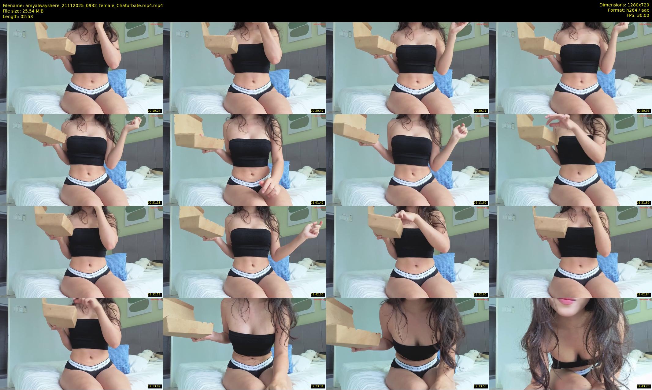 amyalwayshere — 3 minute Chaturbate female cam show recording, 720p, Nov 21, 2025