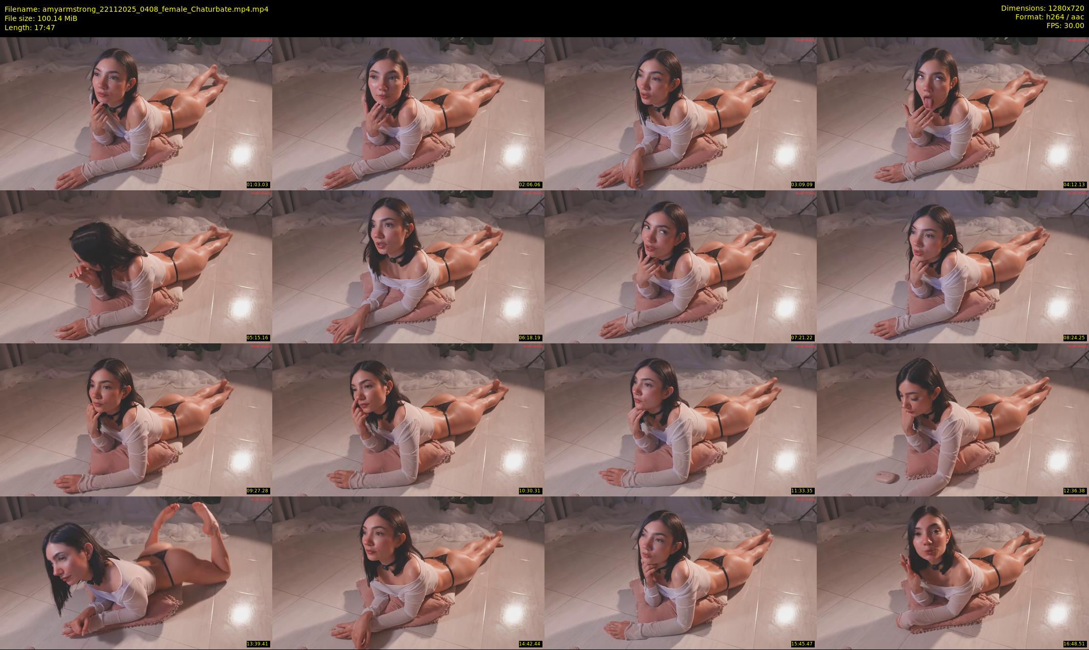 amyarmstrong — 18 minute Chaturbate female cam show recording, 720p, Nov 22, 2025
