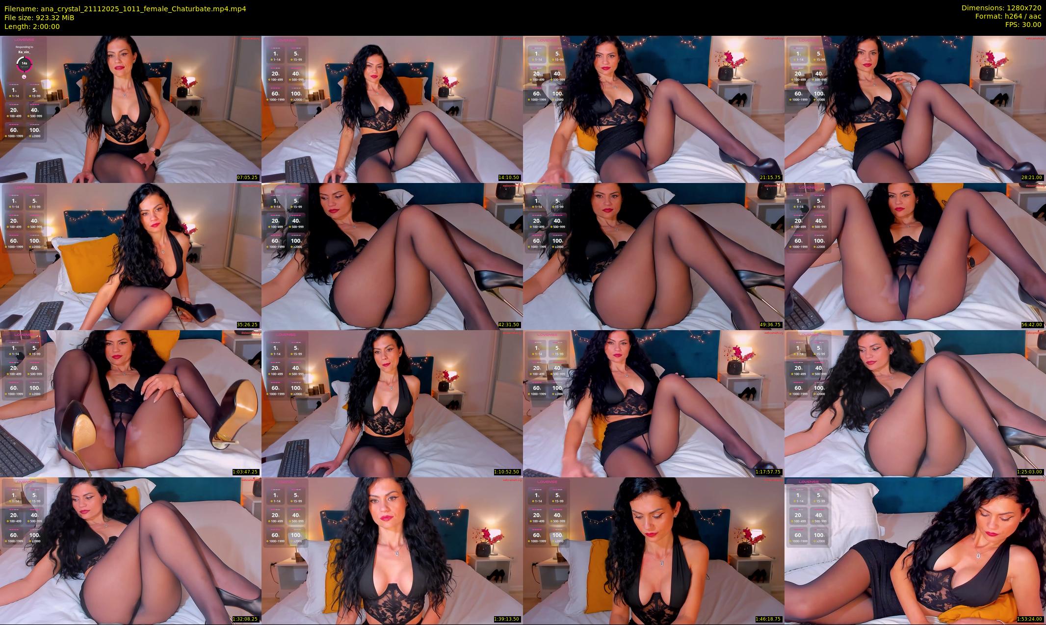 ana_crystal — 120 minute Chaturbate female cam show recording, 720p, Nov 21, 2025