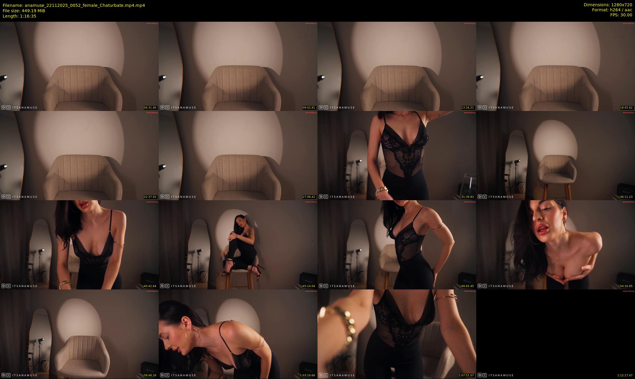 anamuse — 77 minute Chaturbate female cam show recording, 720p, Nov 22, 2025