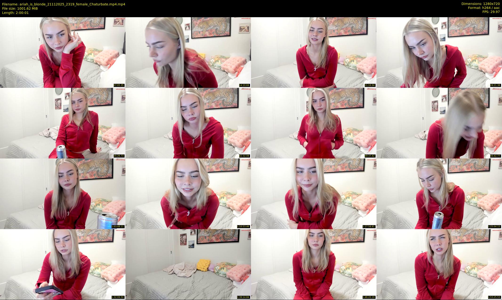ariah_is_blonde — 121 minute Chaturbate female cam show recording, 720p, Nov 21, 2025