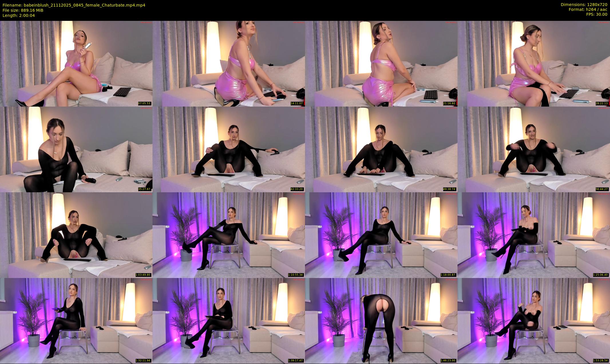 babeinblush — 121 minute Chaturbate female cam show recording, 720p, Nov 21, 2025