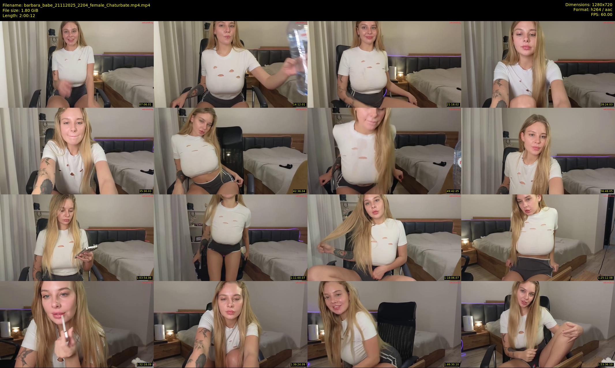 barbara_babe — 121 minute Chaturbate female cam show recording, 720p, Nov 21, 2025