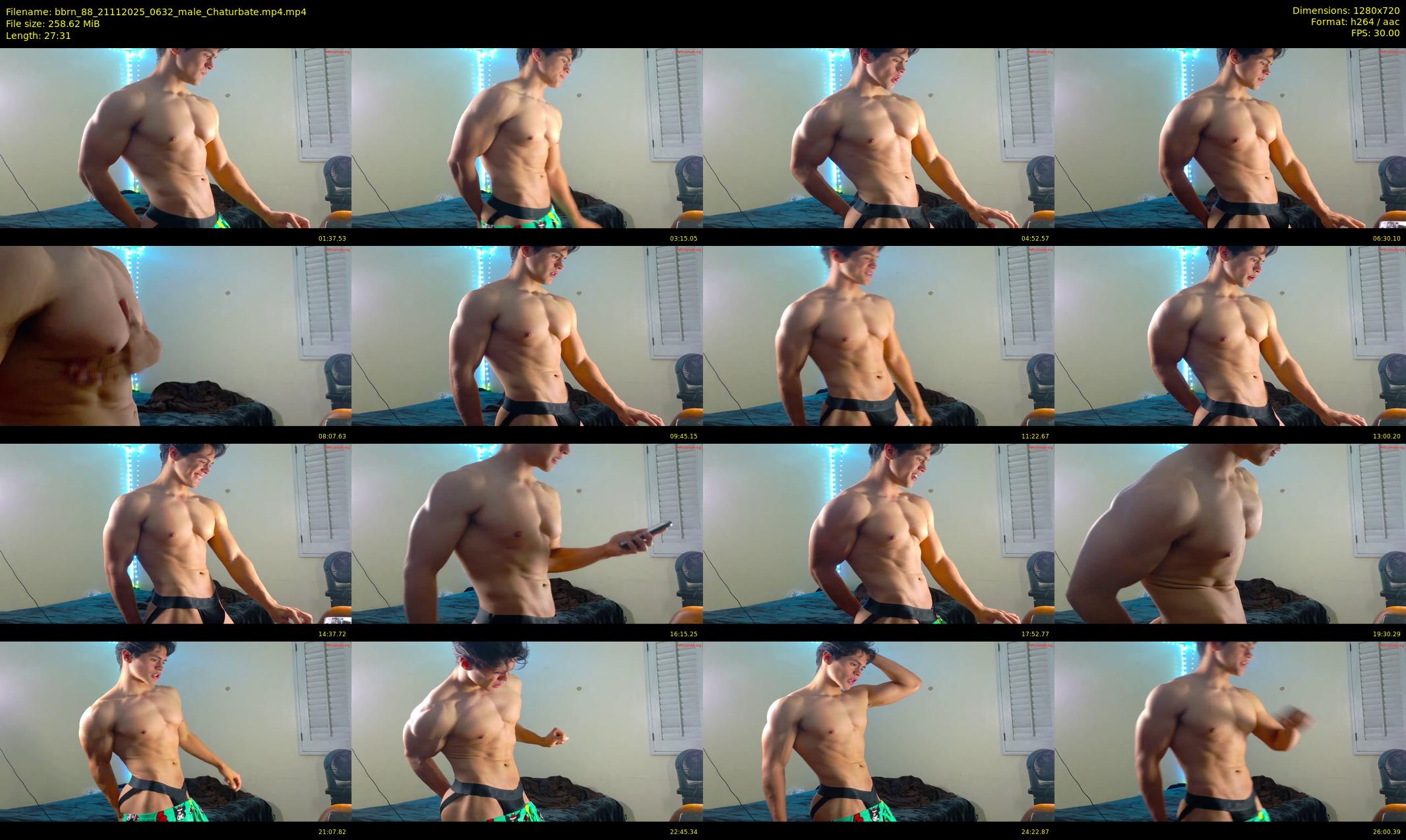 bbrn_88 — 28 minute Chaturbate male cam show recording, 720p, Nov 21, 2025