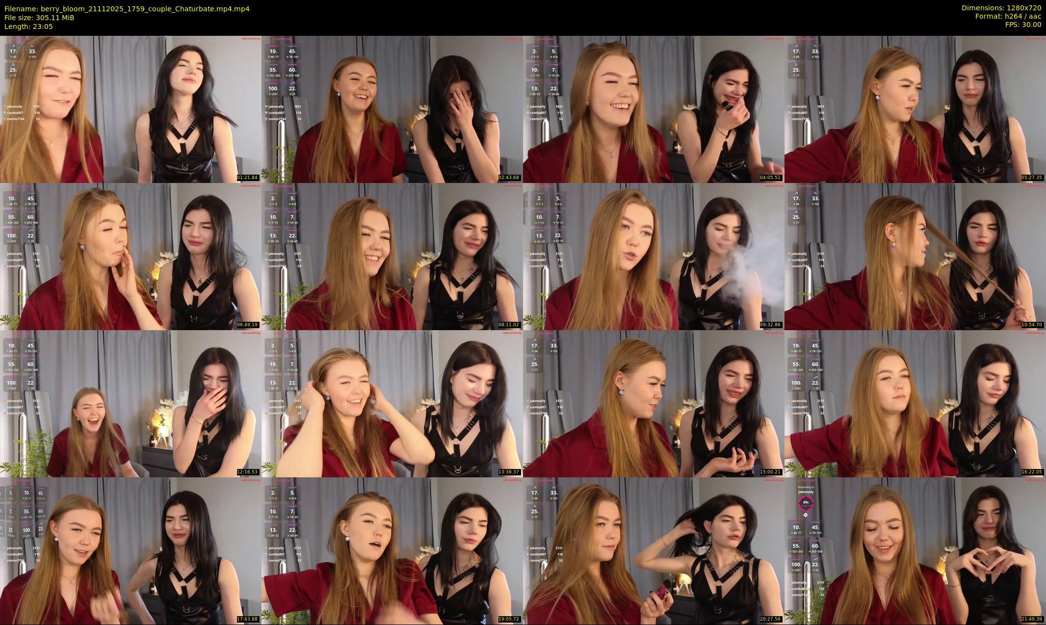 berry_bloom — 24 minute Chaturbate female cam show recording, 720p, Nov 21, 2025