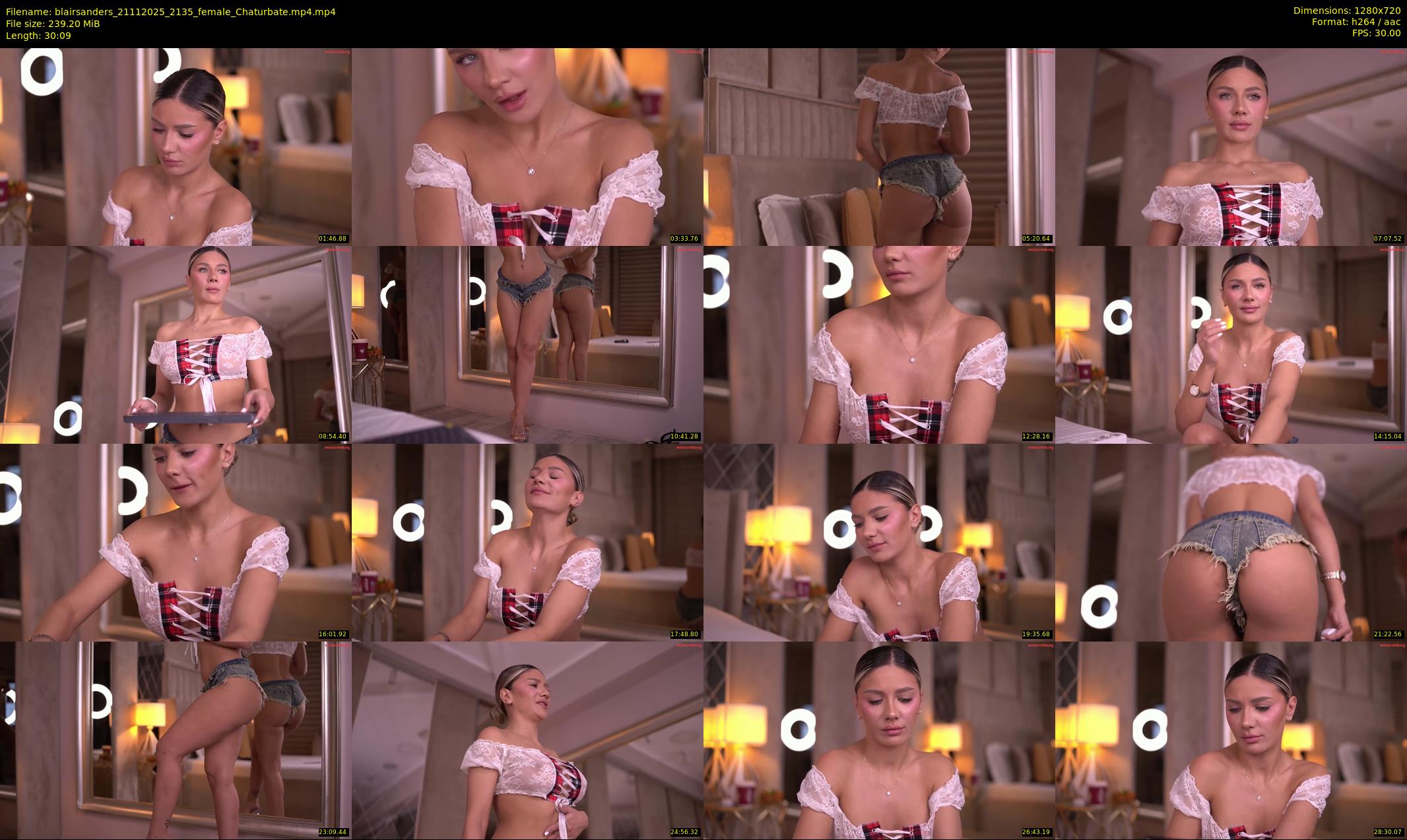 blairsanders — 31 minute Chaturbate female cam show recording, 720p, Nov 21, 2025