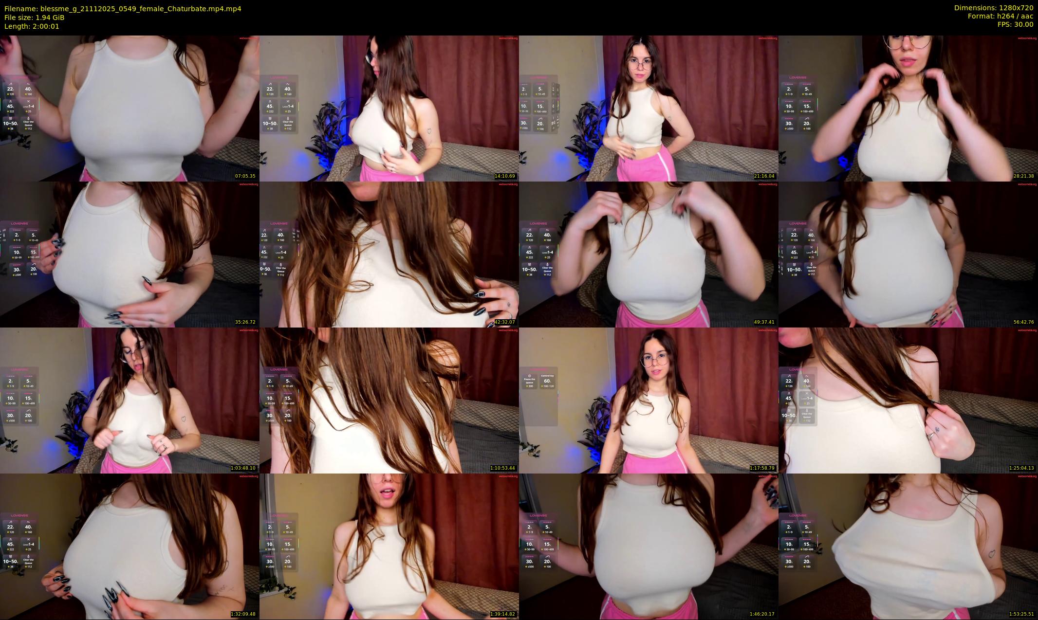 blessme_g — 121 minute Chaturbate female cam show recording, 720p, Nov 21, 2025