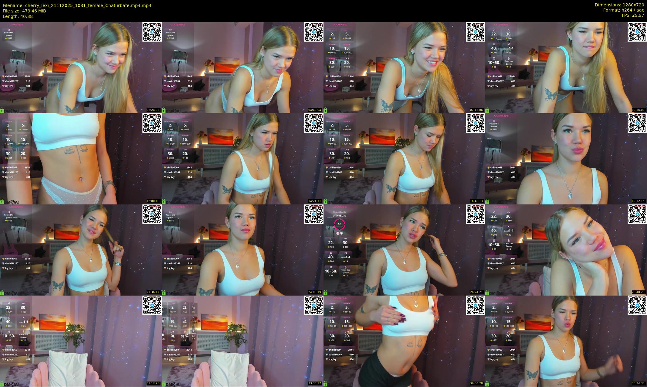 cherry_lexi — 41 minute Chaturbate female cam show recording, 720p, Nov 21, 2025
