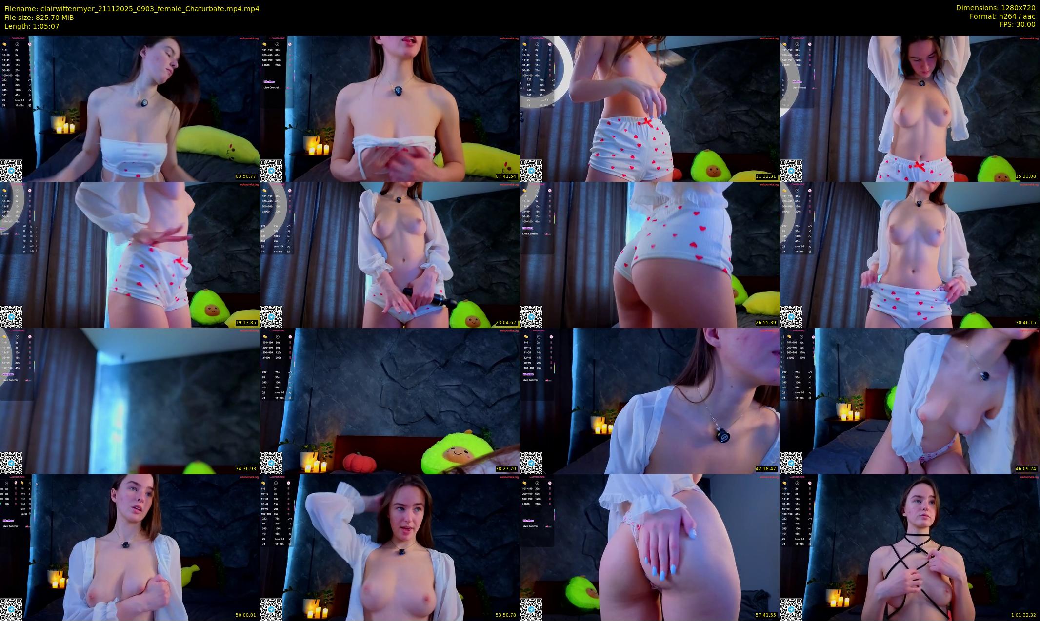 clairwittenmyer — 66 minute Chaturbate female cam show recording, 720p, Nov 21, 2025
