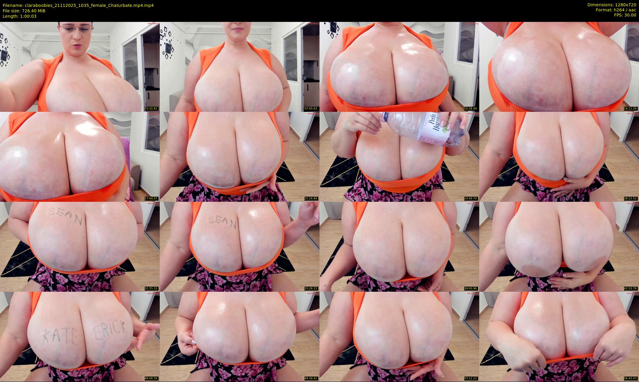claraboobies — 61 minute Chaturbate female cam show recording, 720p, Nov 21, 2025