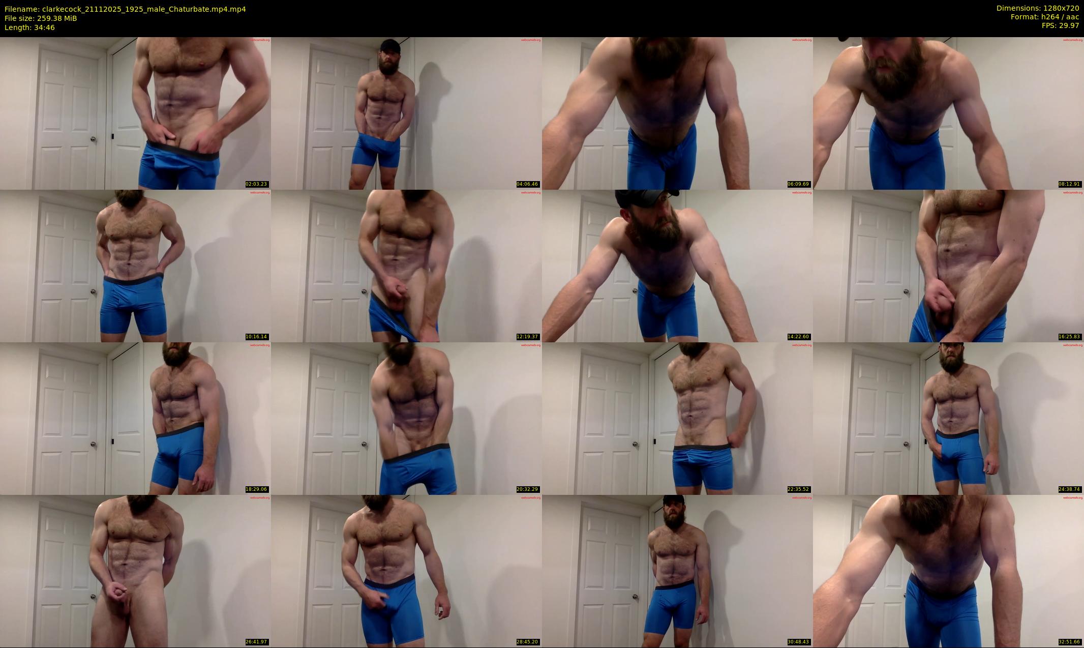 clarkecock — 35 minute Chaturbate male cam show recording, 720p, Nov 21, 2025