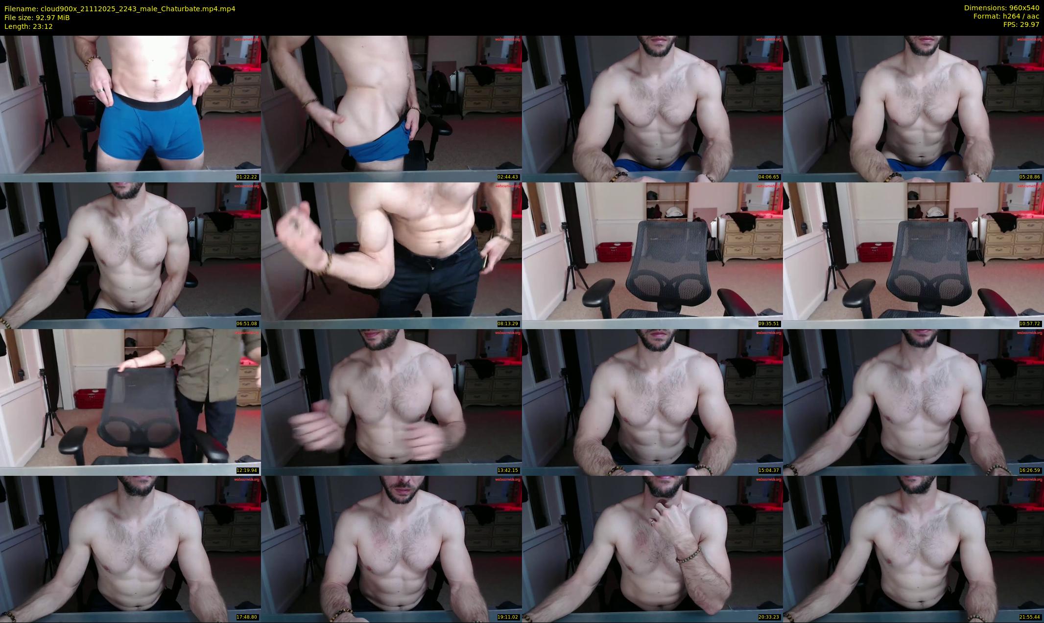 cloud900x — 24 minute Chaturbate male cam show recording, 480p, Nov 21, 2025