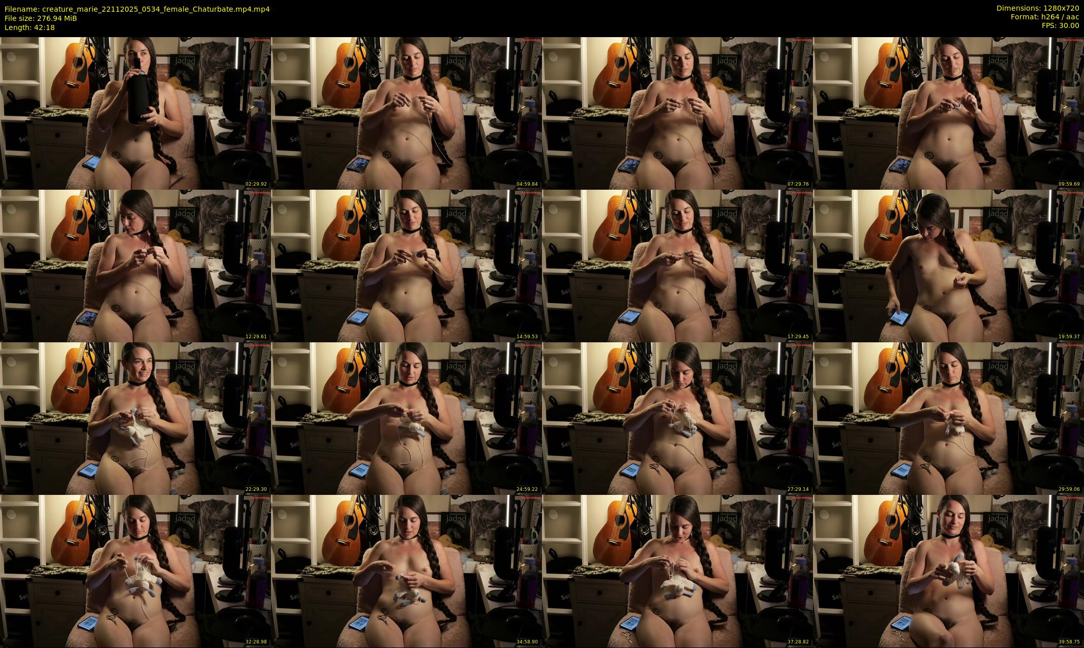 creature_marie — 43 minute Chaturbate female cam show recording, 720p, Nov 22, 2025