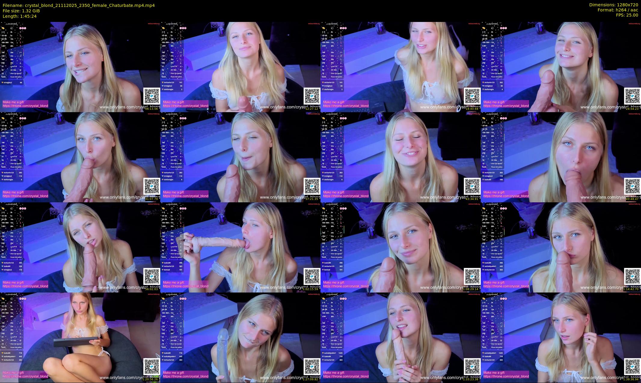 crystal_blond — 106 minute Chaturbate female cam show recording, 720p, Nov 21, 2025