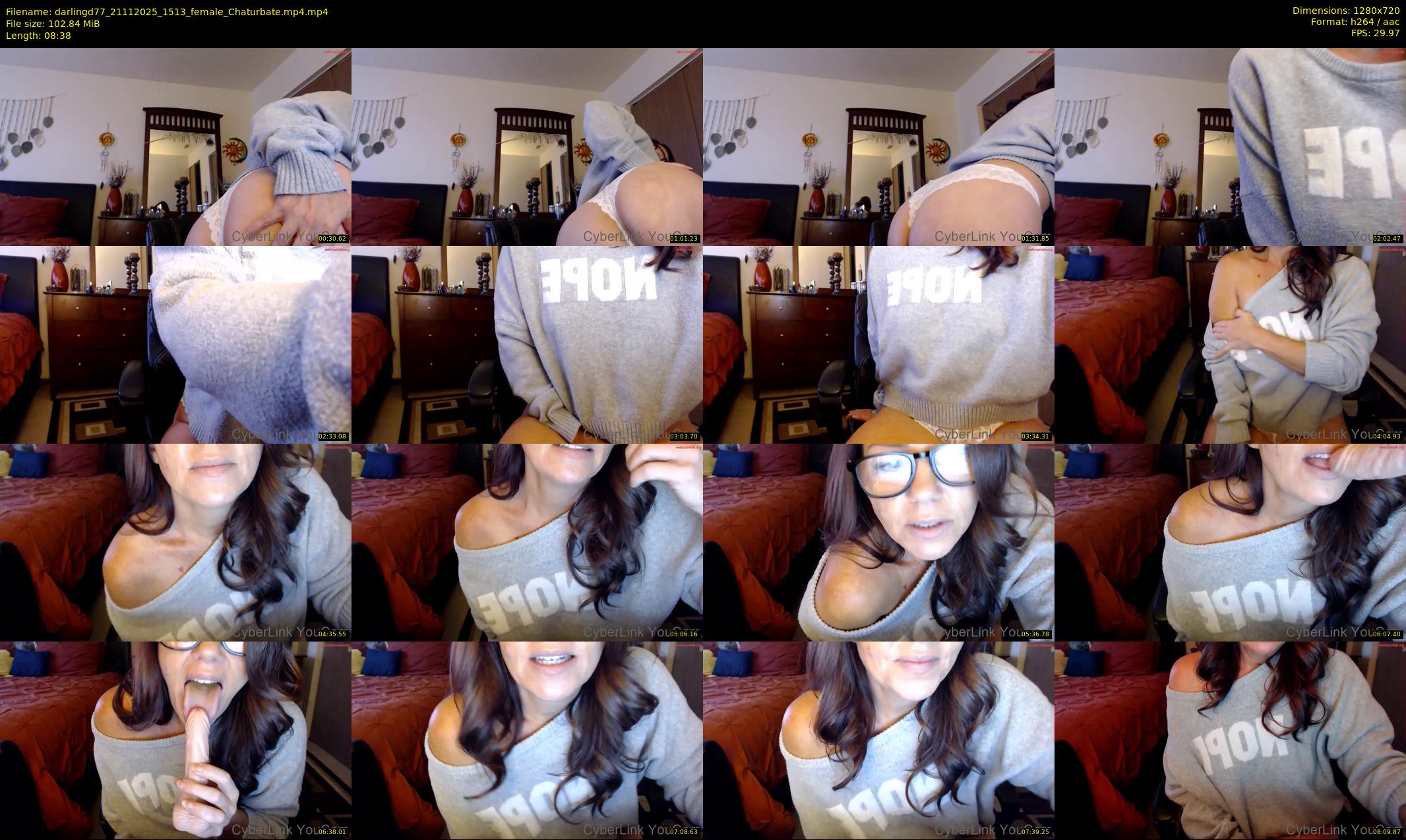 darlingd77 — 9 minute Chaturbate female cam show recording, 720p, Nov 21, 2025