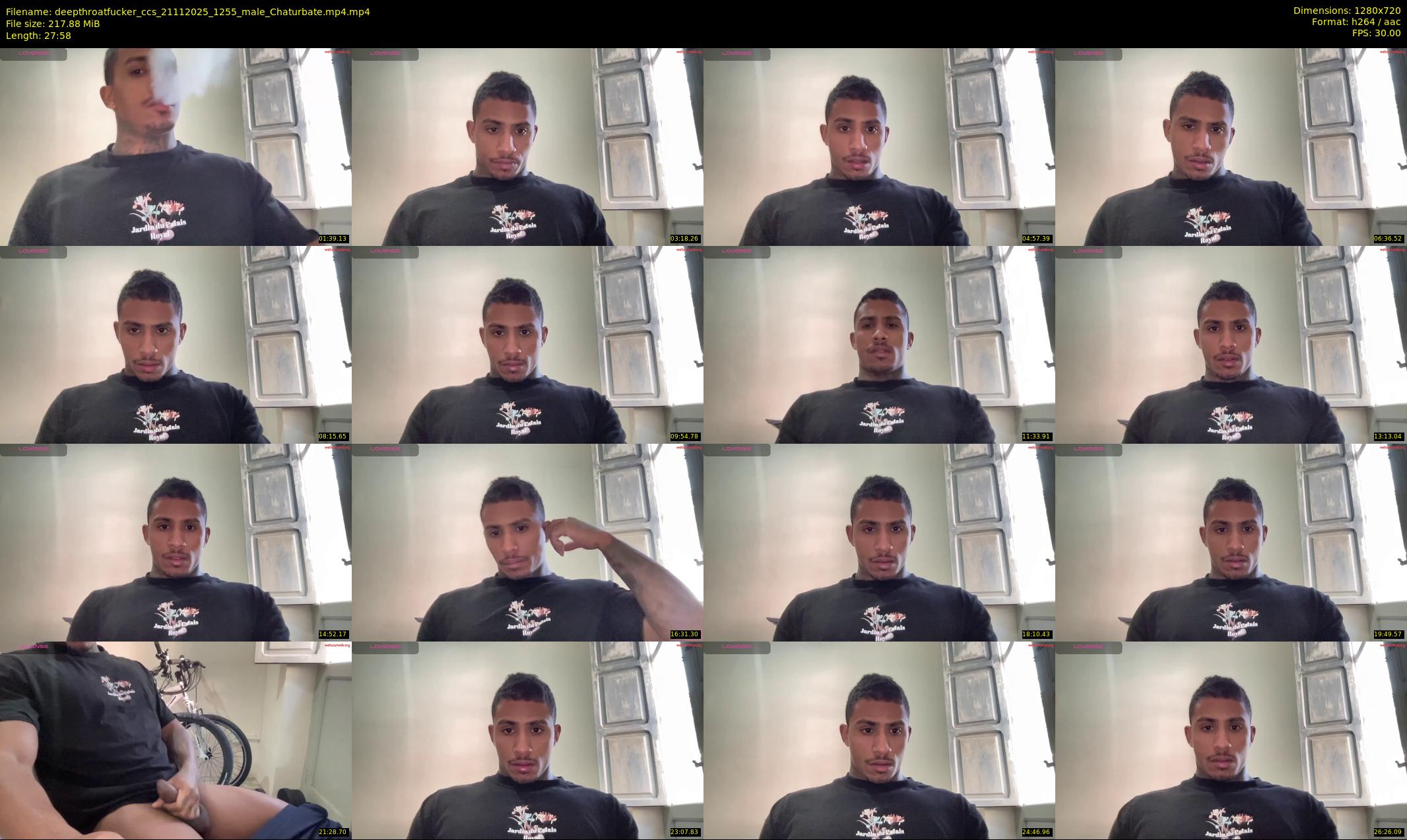 deepthroatfucker_ccs — 28 minute Chaturbate male cam show recording, 720p, Nov 21, 2025