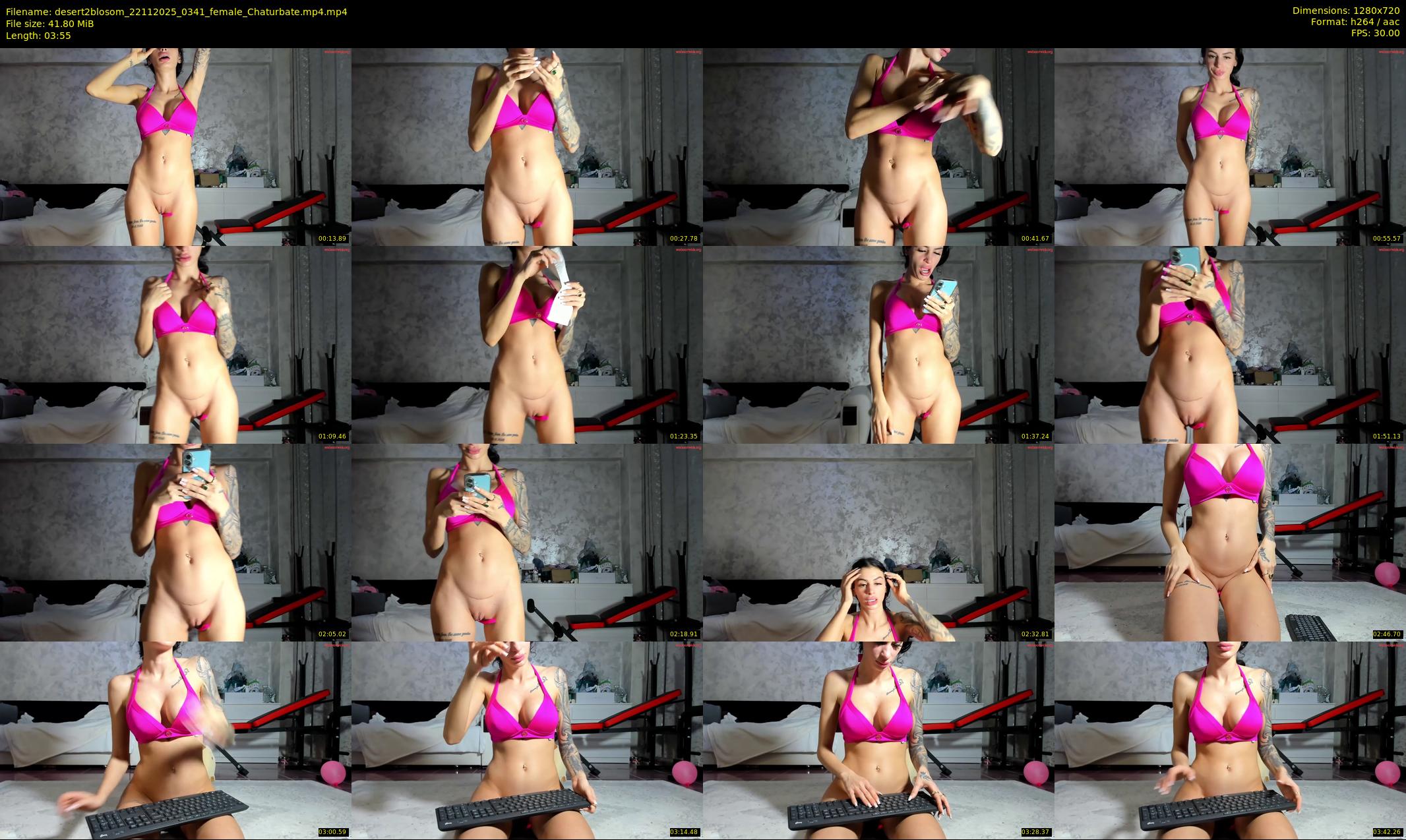 desert2blosom — 4 minute Chaturbate female cam show recording, 720p, Nov 22, 2025