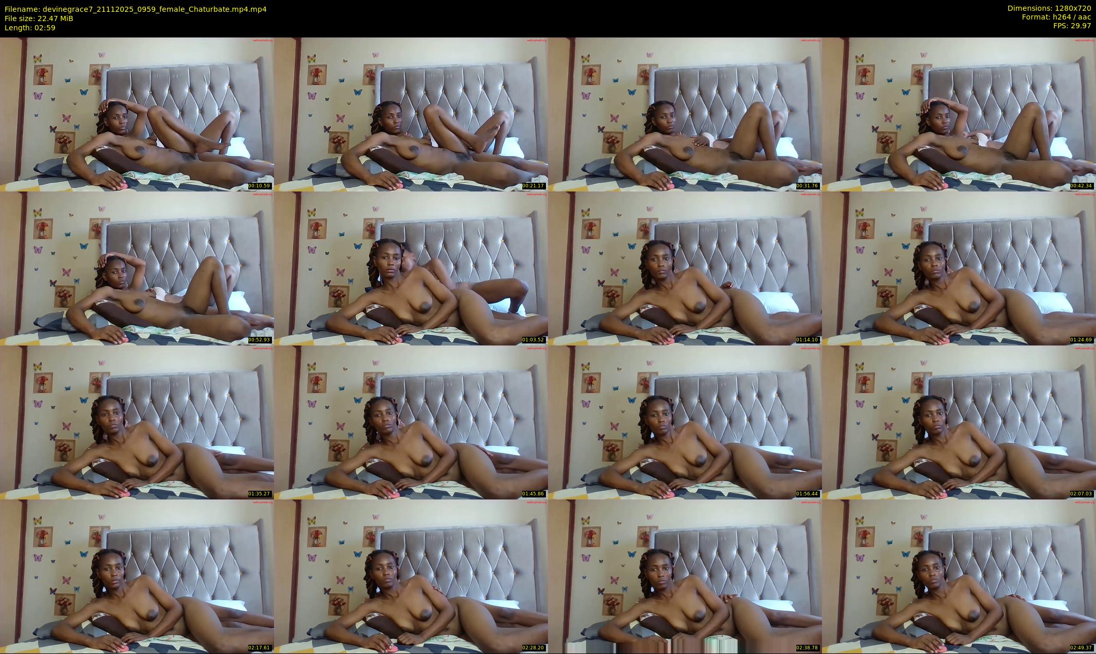 devinegrace7 — 3 minute Chaturbate female cam show recording, 720p, Nov 21, 2025