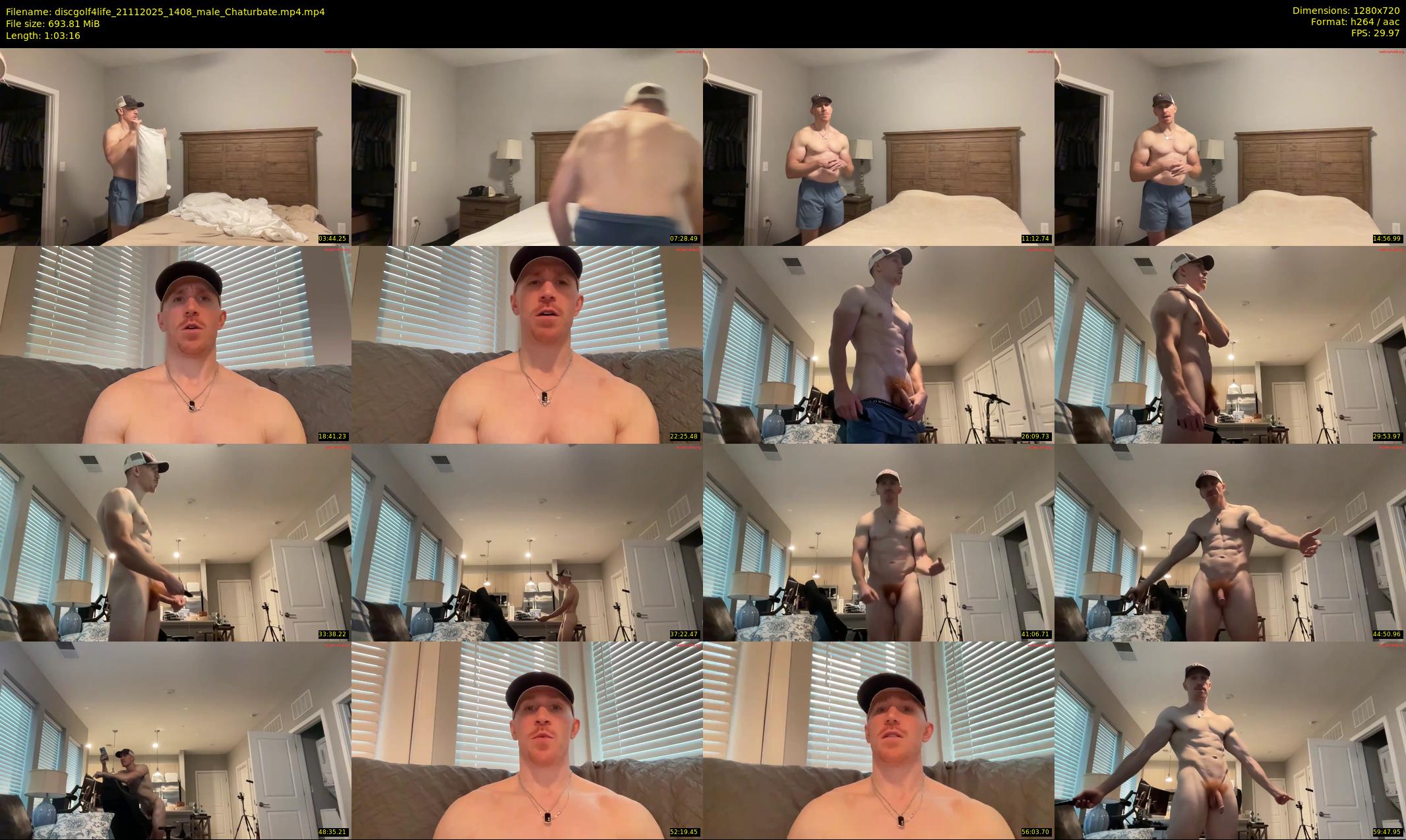 discgolf4life — 64 minute Chaturbate male cam show recording, 720p, Nov 21, 2025