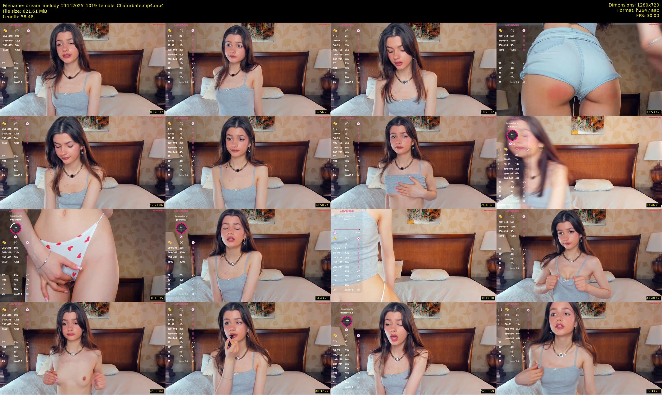 dream_melody — 59 minute Chaturbate female cam show recording, 720p, Nov 21, 2025