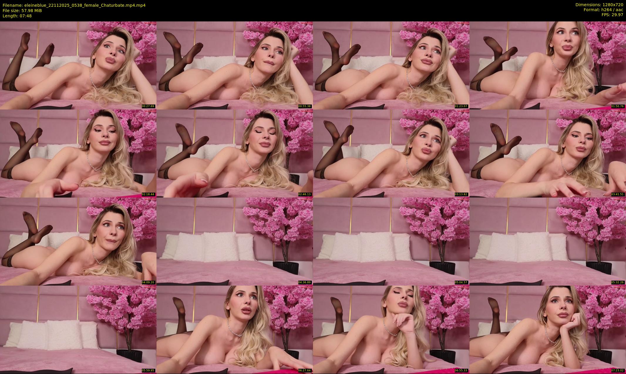 eleineblue — 8 minute Chaturbate female cam show recording, 720p, Nov 22, 2025