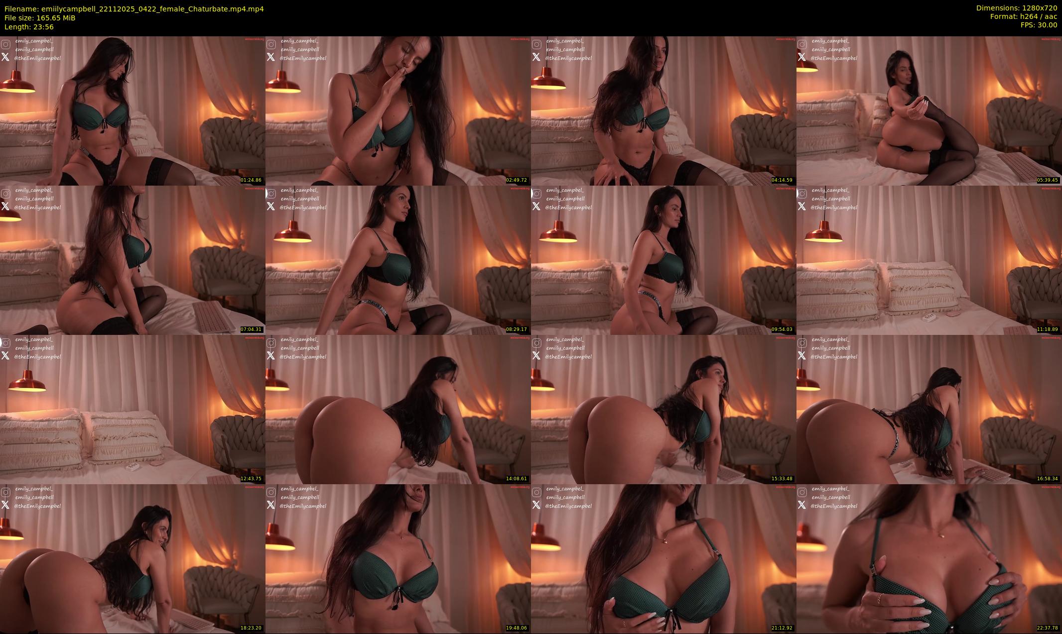 emiilycampbell — 24 minute Chaturbate female cam show recording, 720p, Nov 22, 2025