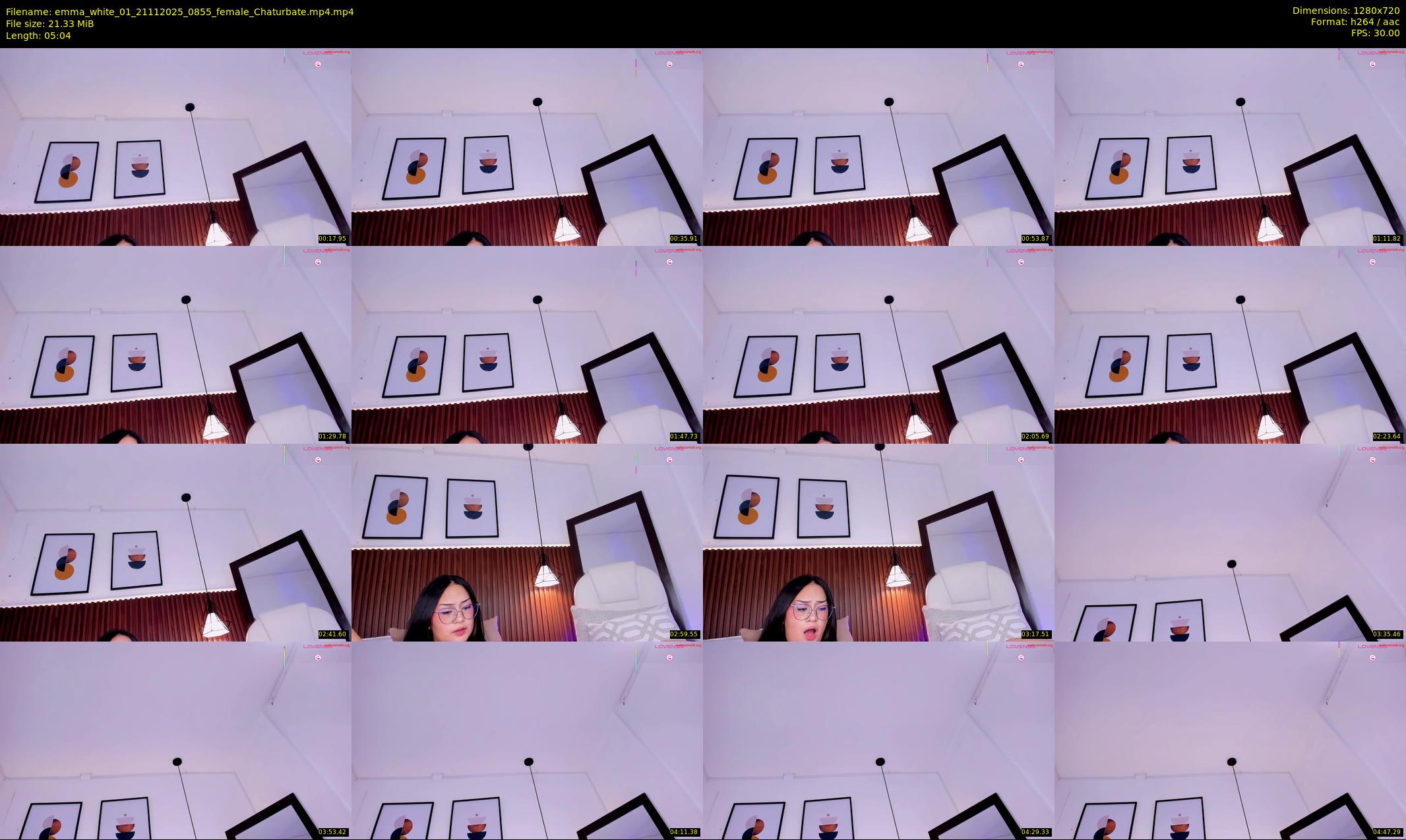 emma_white_01 — 6 minute Chaturbate female cam show recording, 720p, Nov 21, 2025