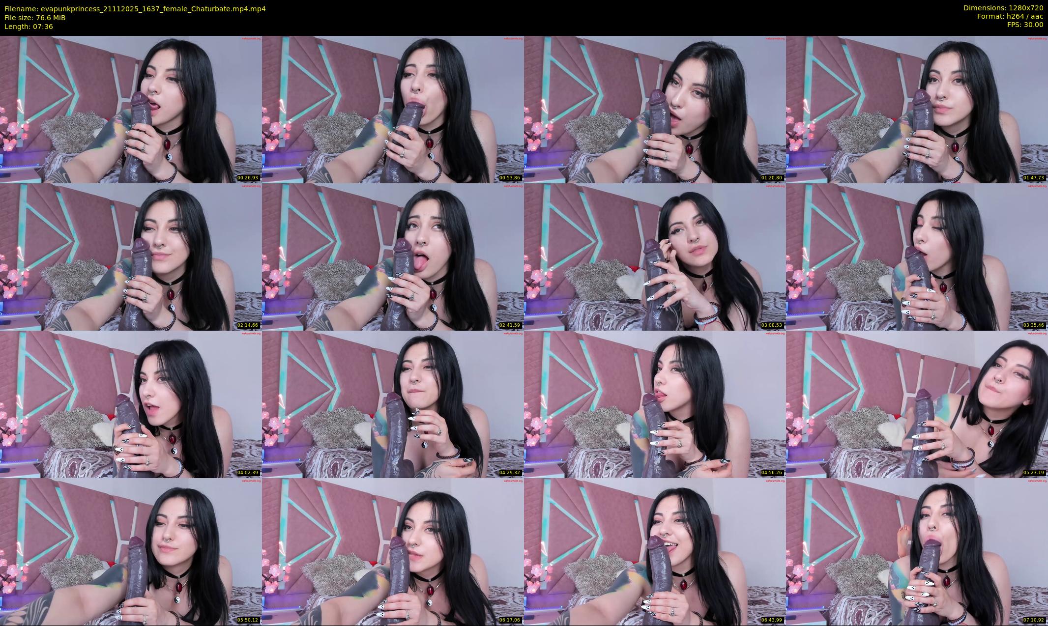 evapunkprincess — 8 minute Chaturbate female cam show recording, 720p, Nov 21, 2025
